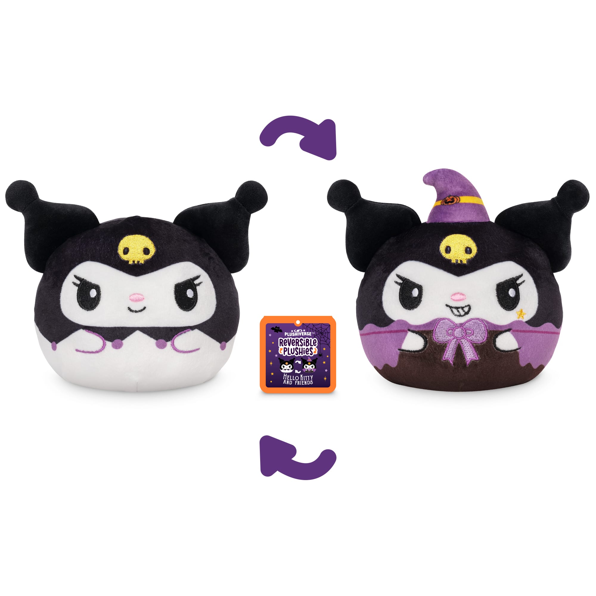 Sanrio&#xAE; 4&#x22; Halloween Kuromi Reversible Plushie