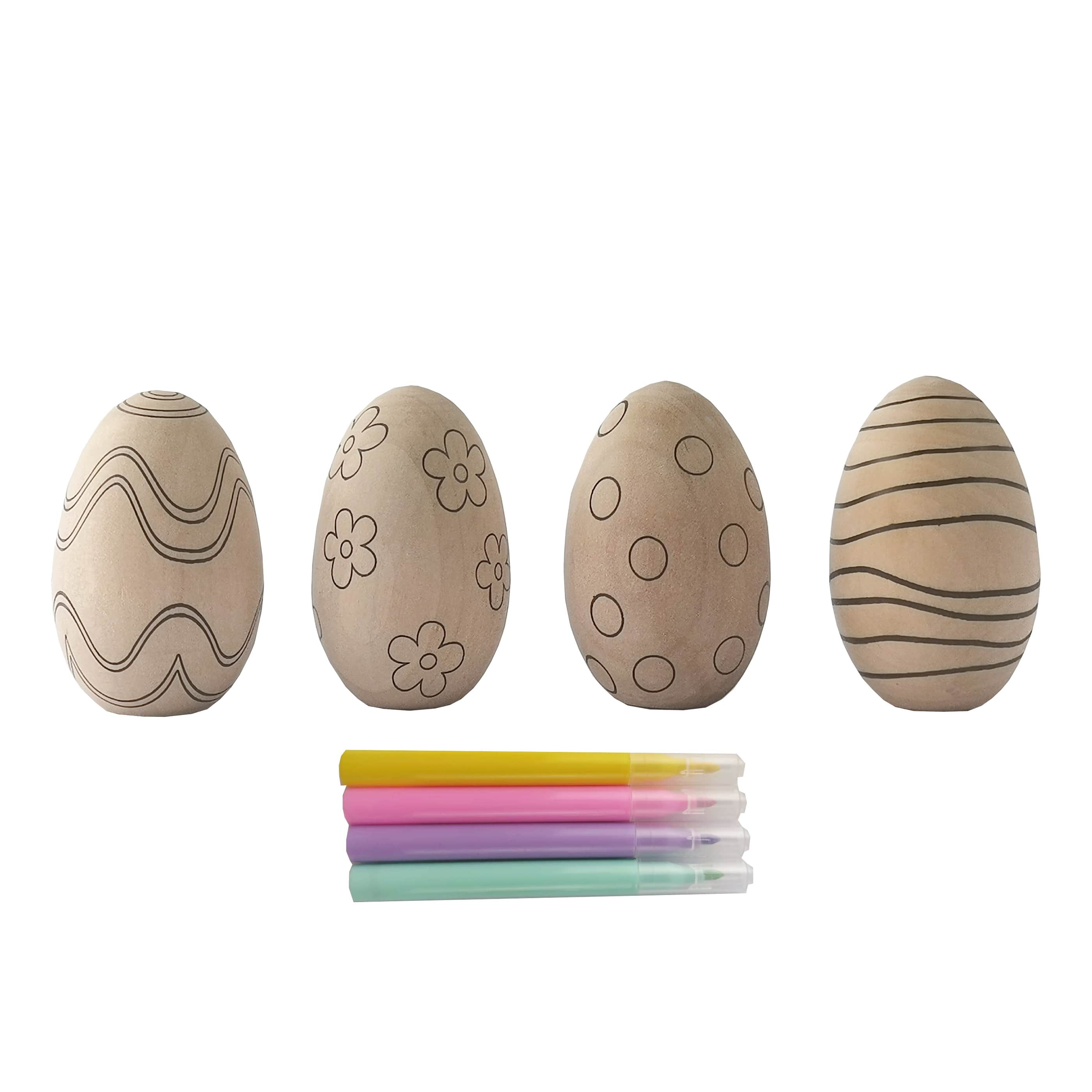 Wood Craft Eggs Kit by Creatology&#x2122;