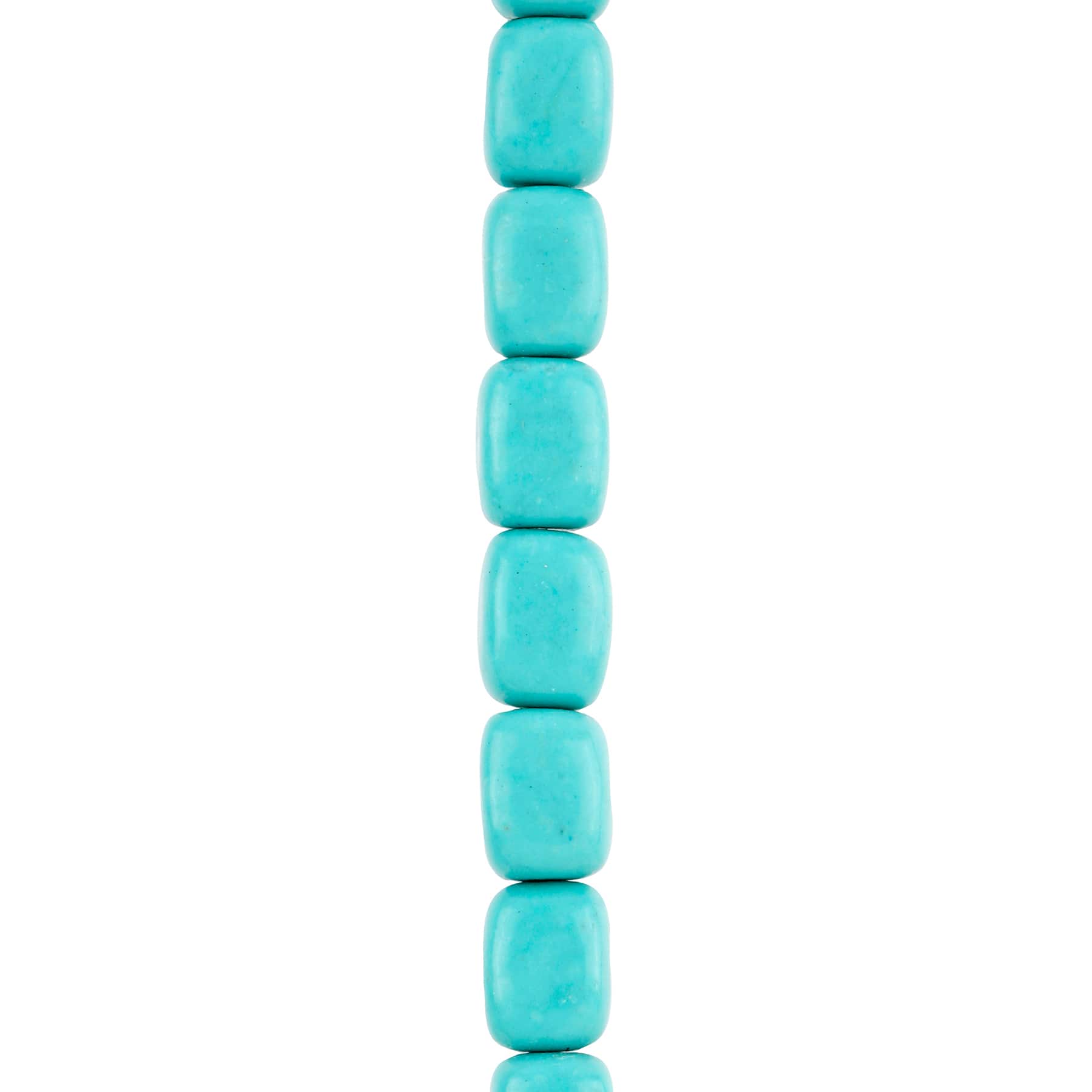 Turquoise Reconstituted Howlite Potato Beads by Bead Landing&#x2122;