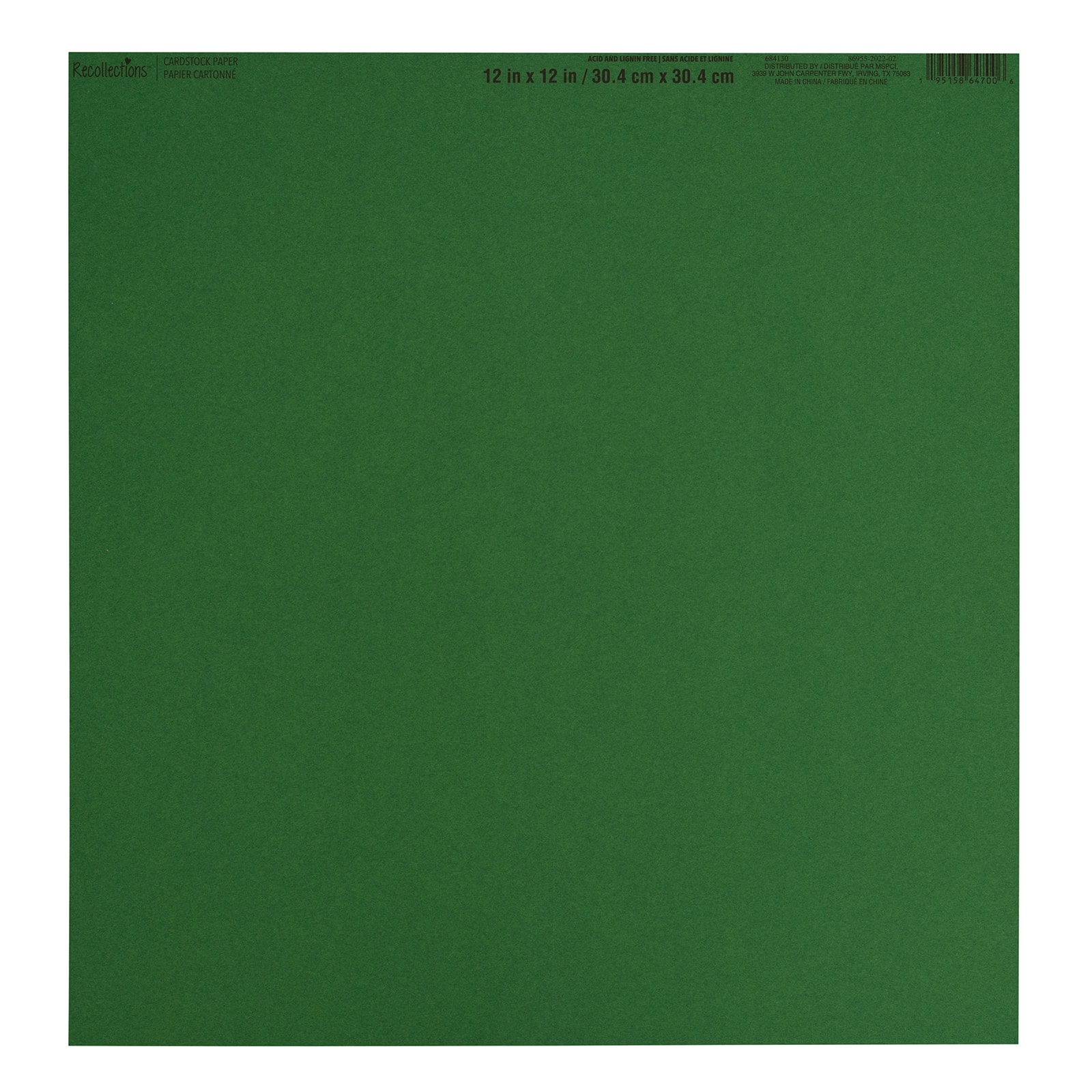 60 Pack: Smooth Solid Cardstock Paper by Recollections™, 12" x 12"