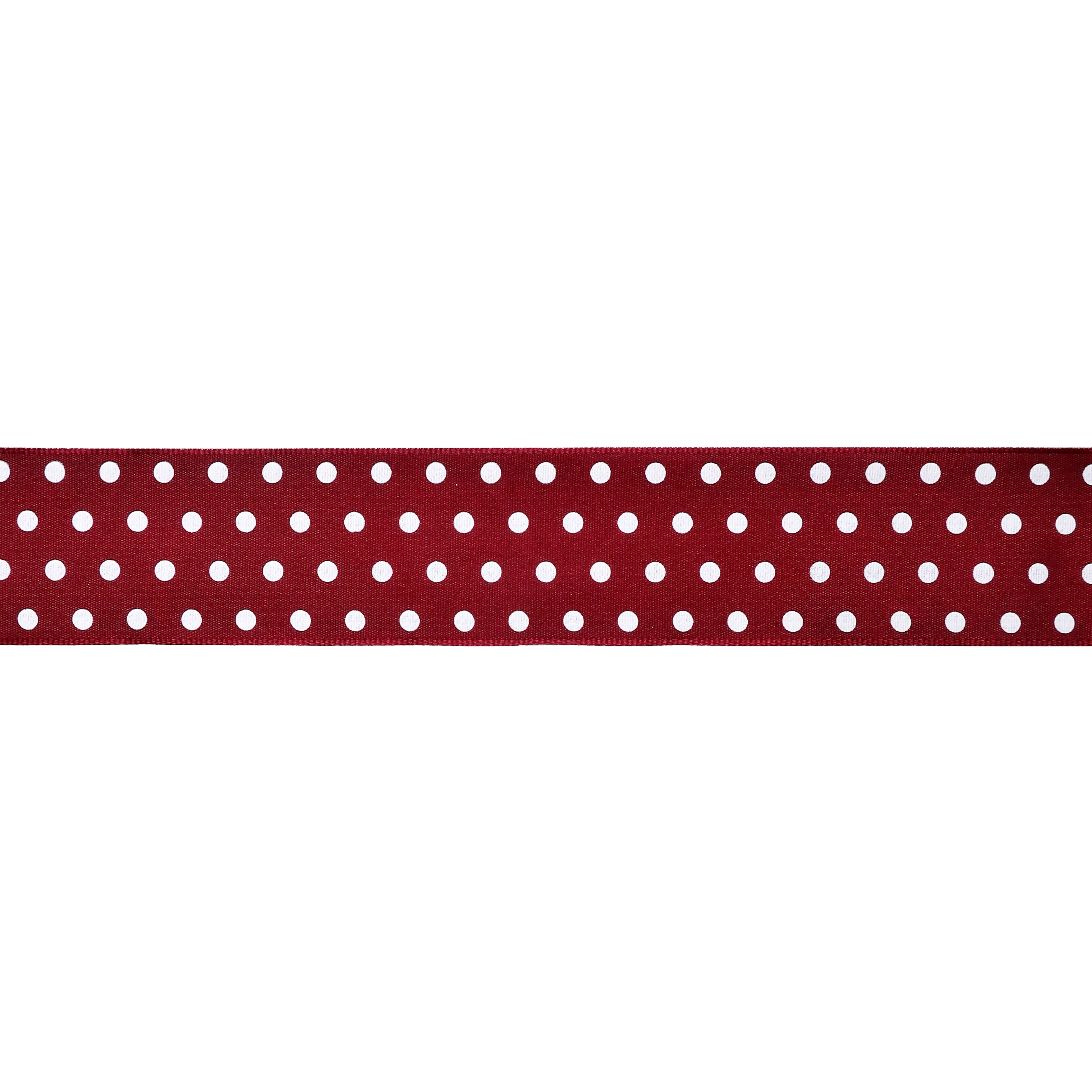 12 Pack: 1.5" x 3yd. Taffeta Wired Polka Dot Ribbon by Celebrate It™