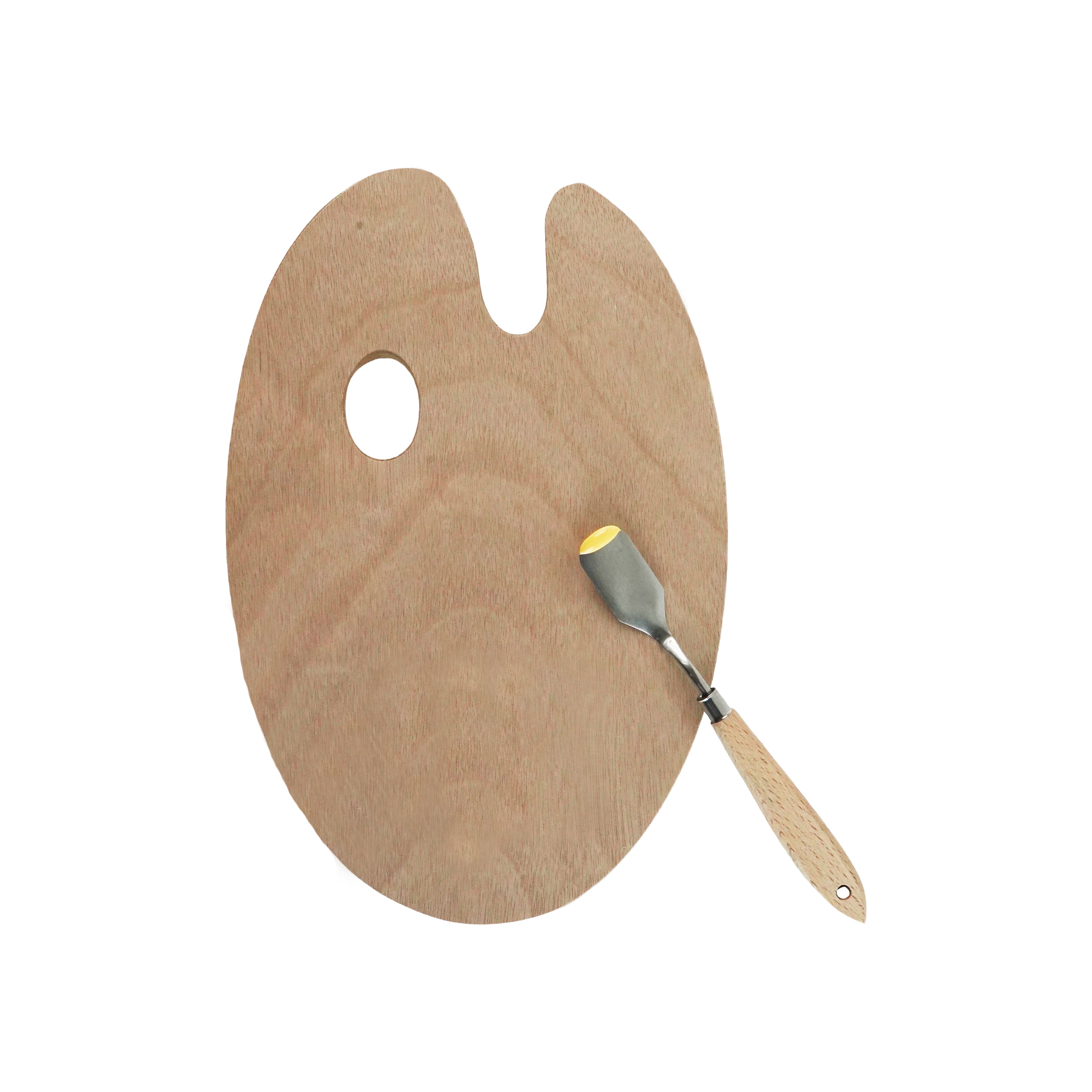 7.75&#x22; x 11.75&#x22; Wood Paint Palette