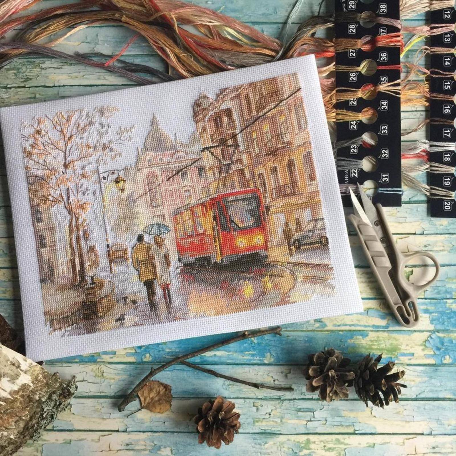 Alisa October In The City Cross Stitch Kit