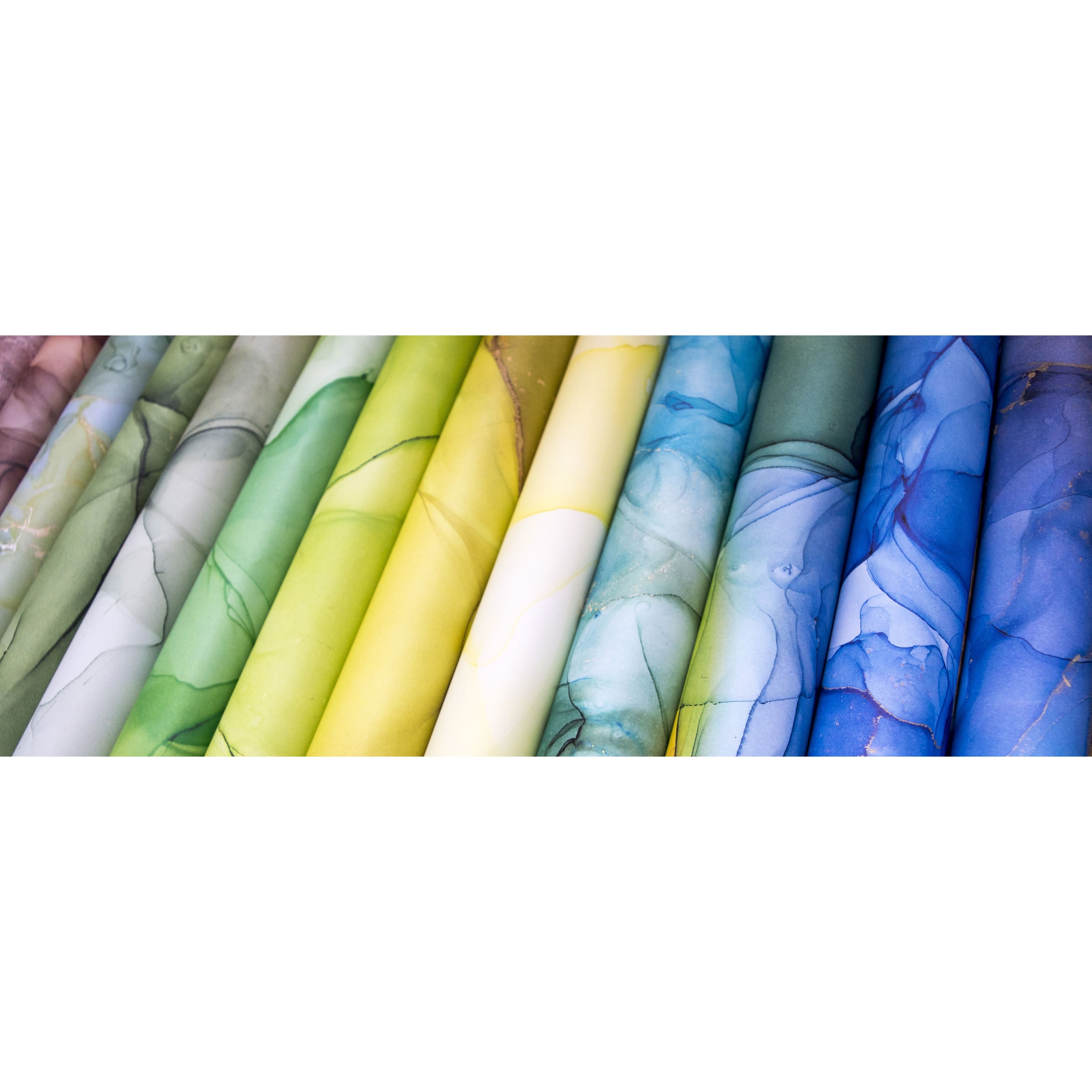 Craft Consortium Ink Drops Earth Double-Sided Paper Pad, 6" x 6"