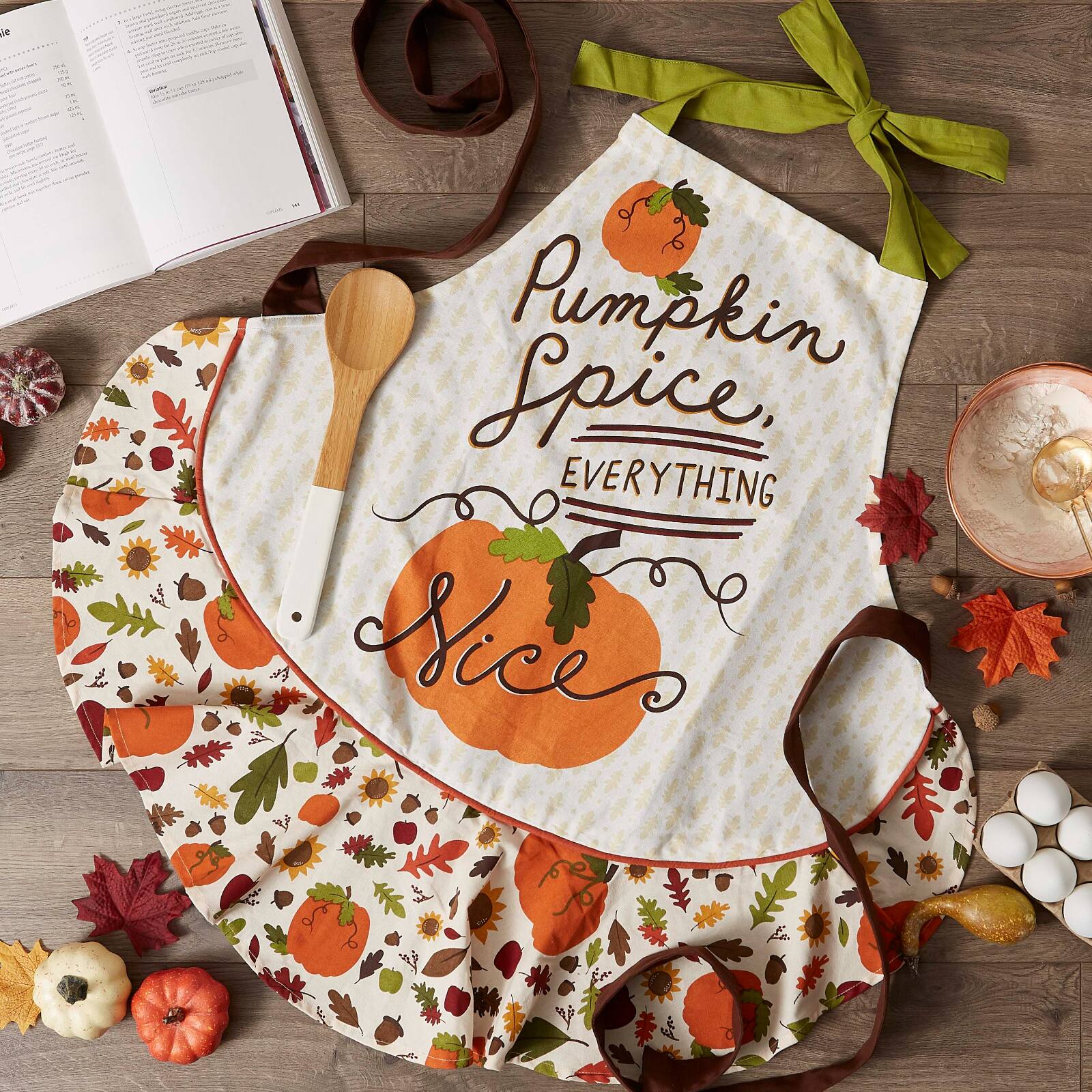 DII&#xAE; Pumpkin Spice Ruffle Apron