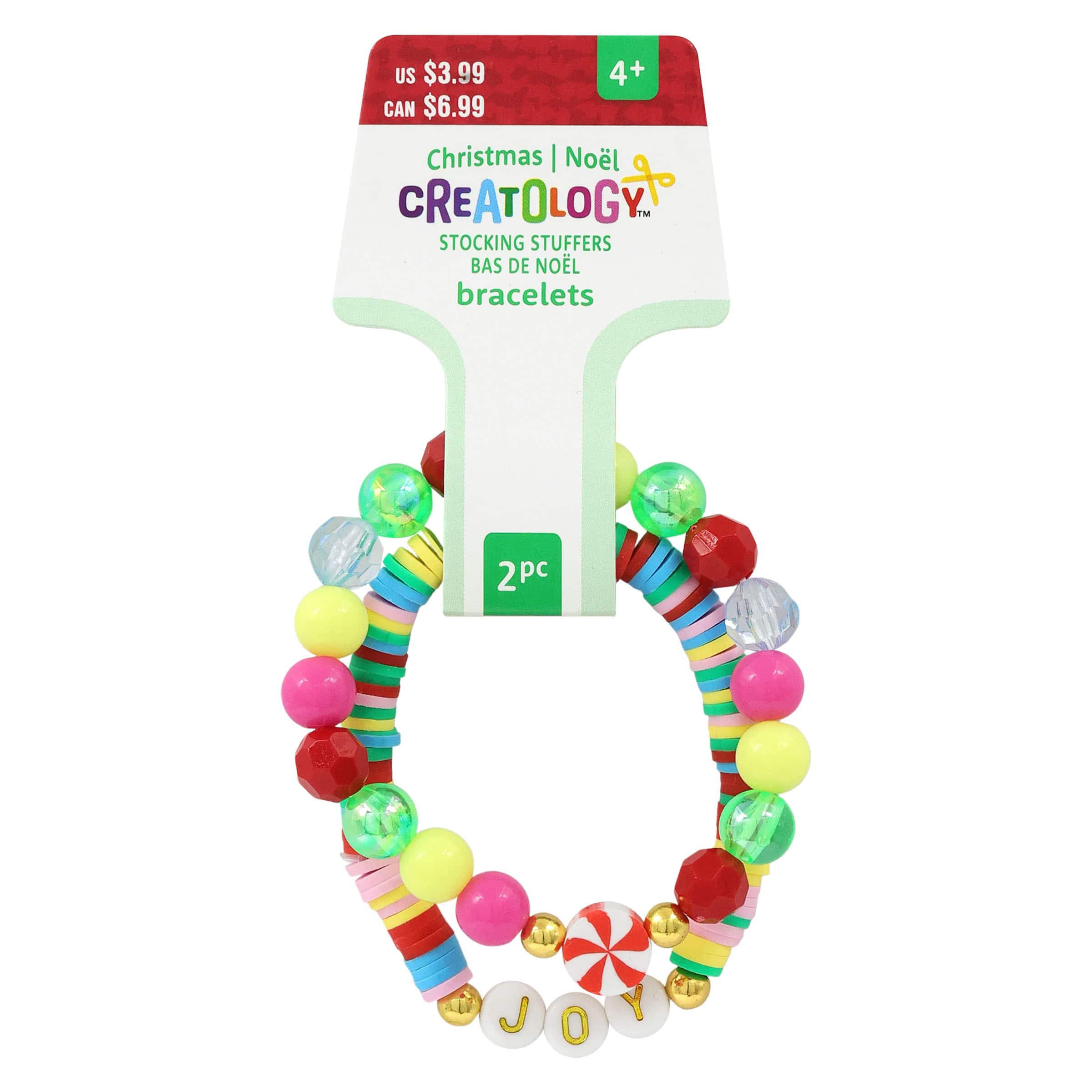 Christmas Candy Bracelets, 2ct. by Creatology&#x2122;