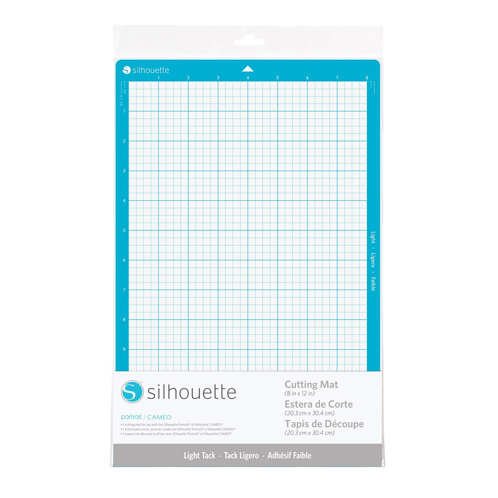 Silhouette Portrait Light Hold Cutting Mat for Scrapbooking 8 x 12