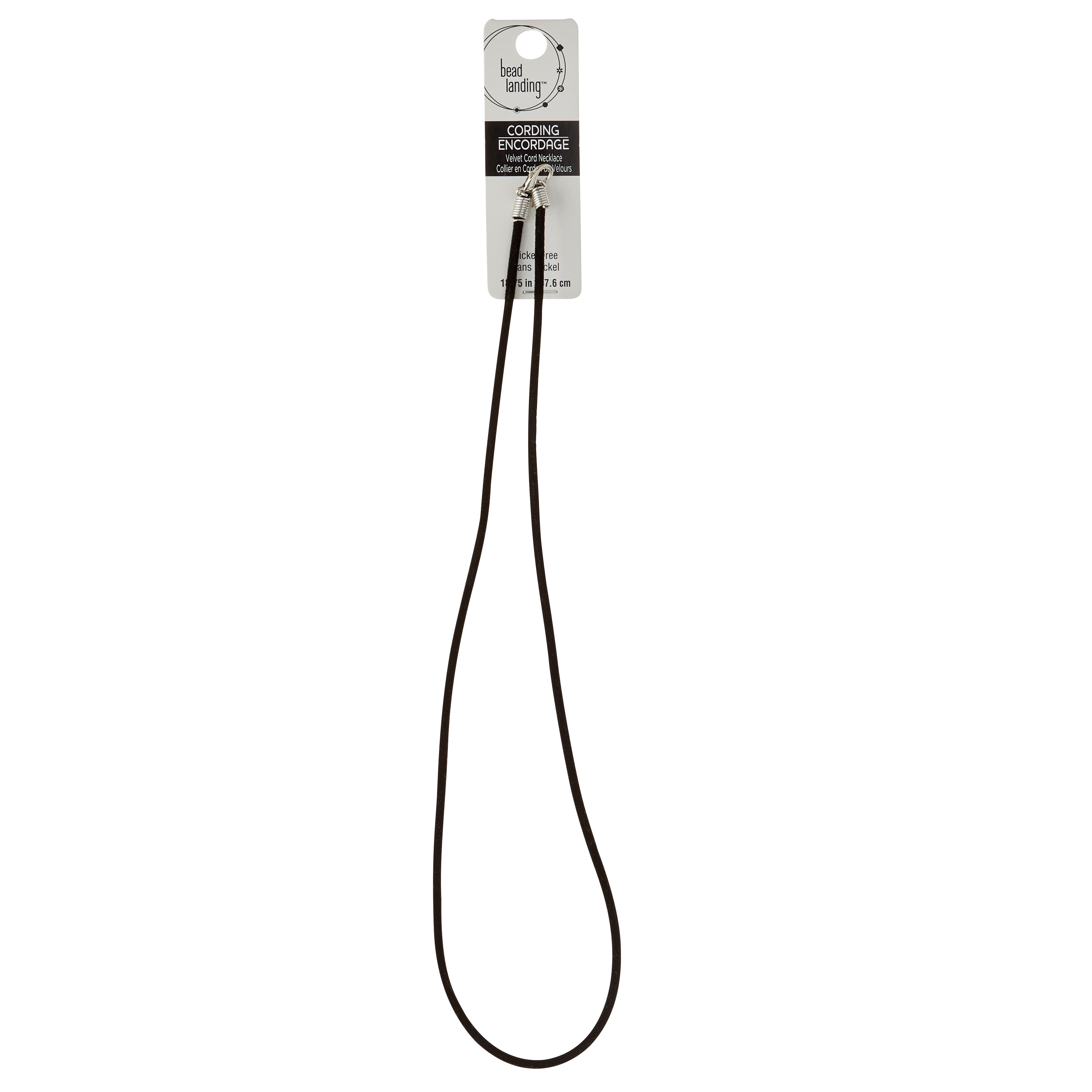 Bead Landing® Black Velvet Cord Necklace