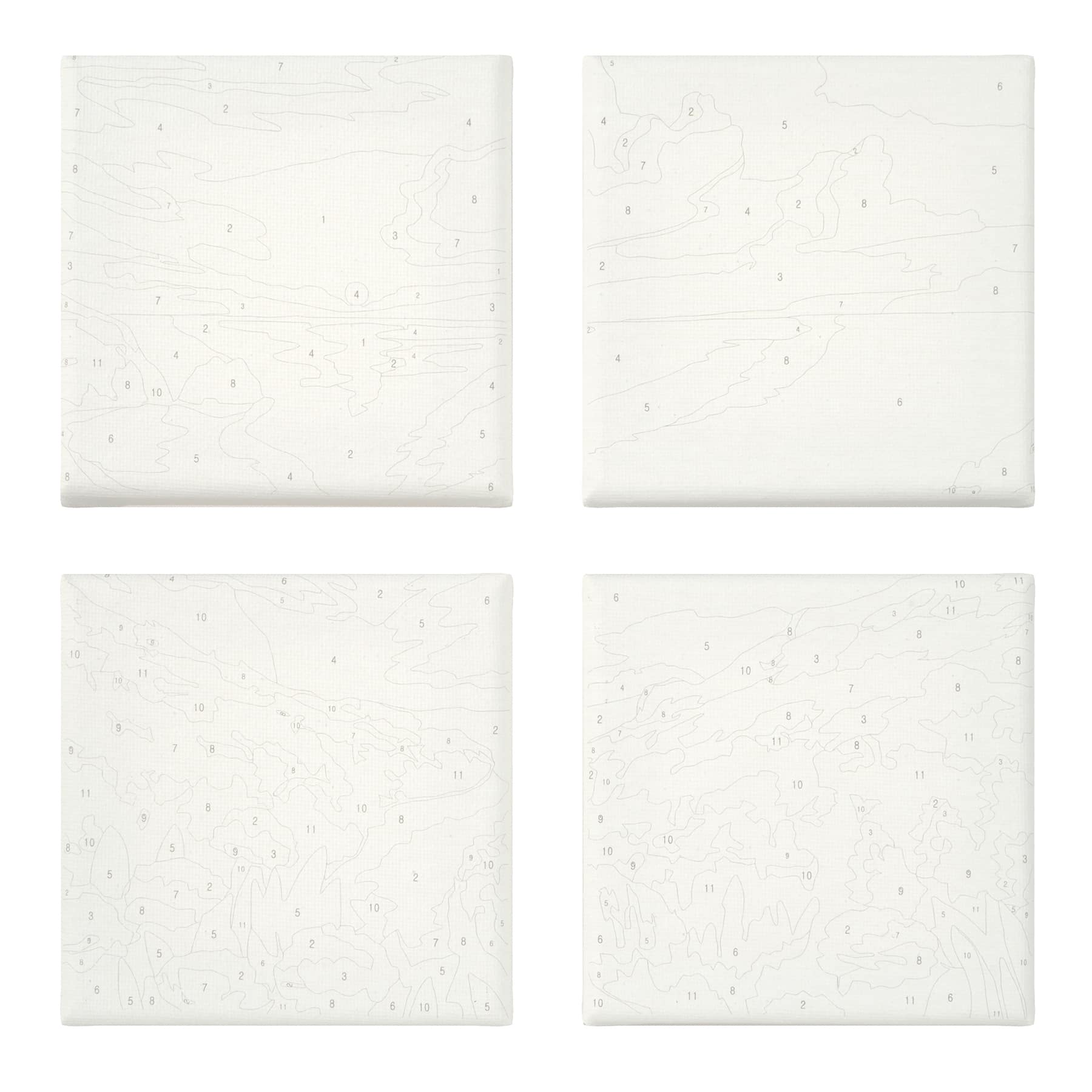 Beach Sunset Paint-by-Number Gallery Mini Kit by Artist's Loft®