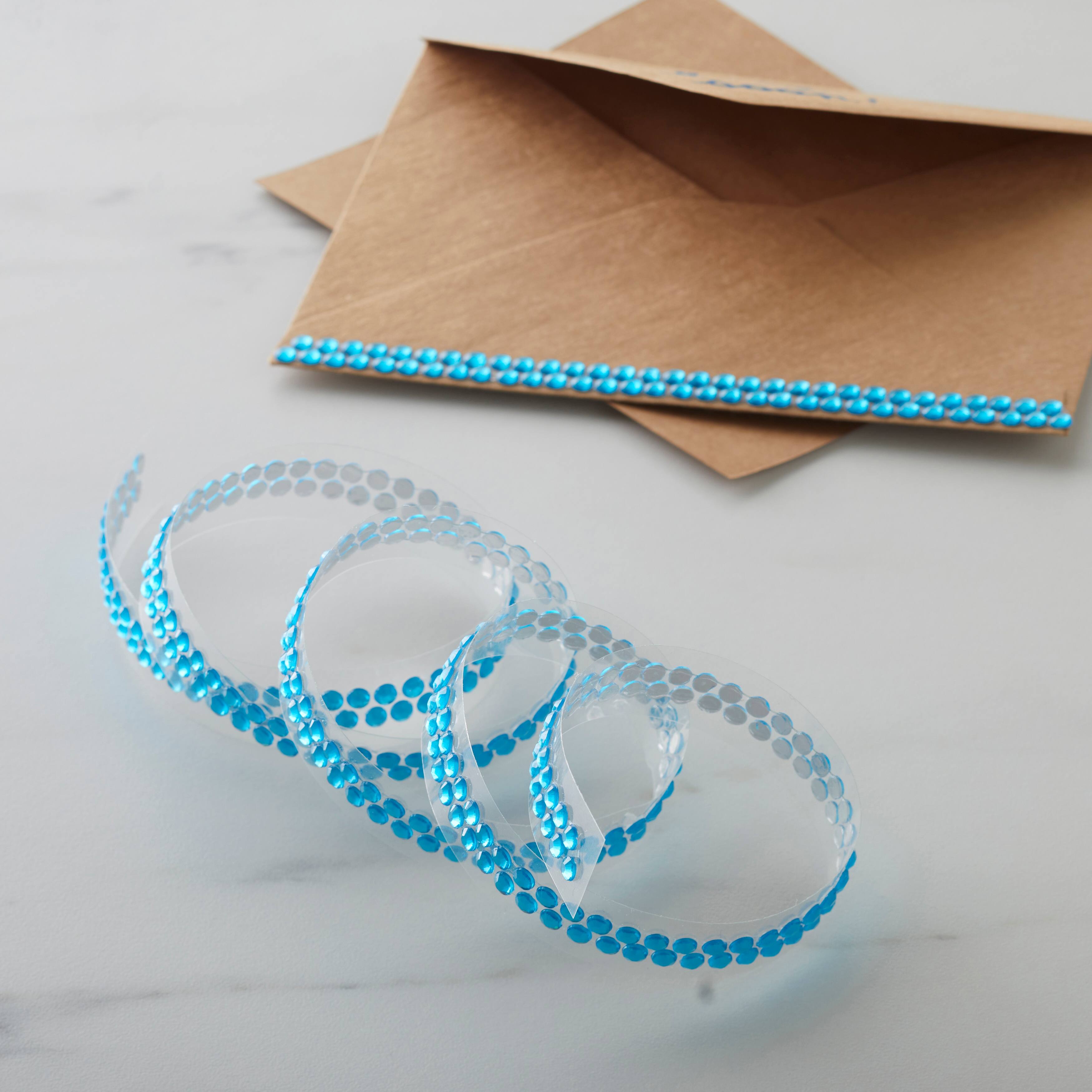 12 Pack: Double Row Rhinestones Stickers by Recollections™ Bling on a Roll™