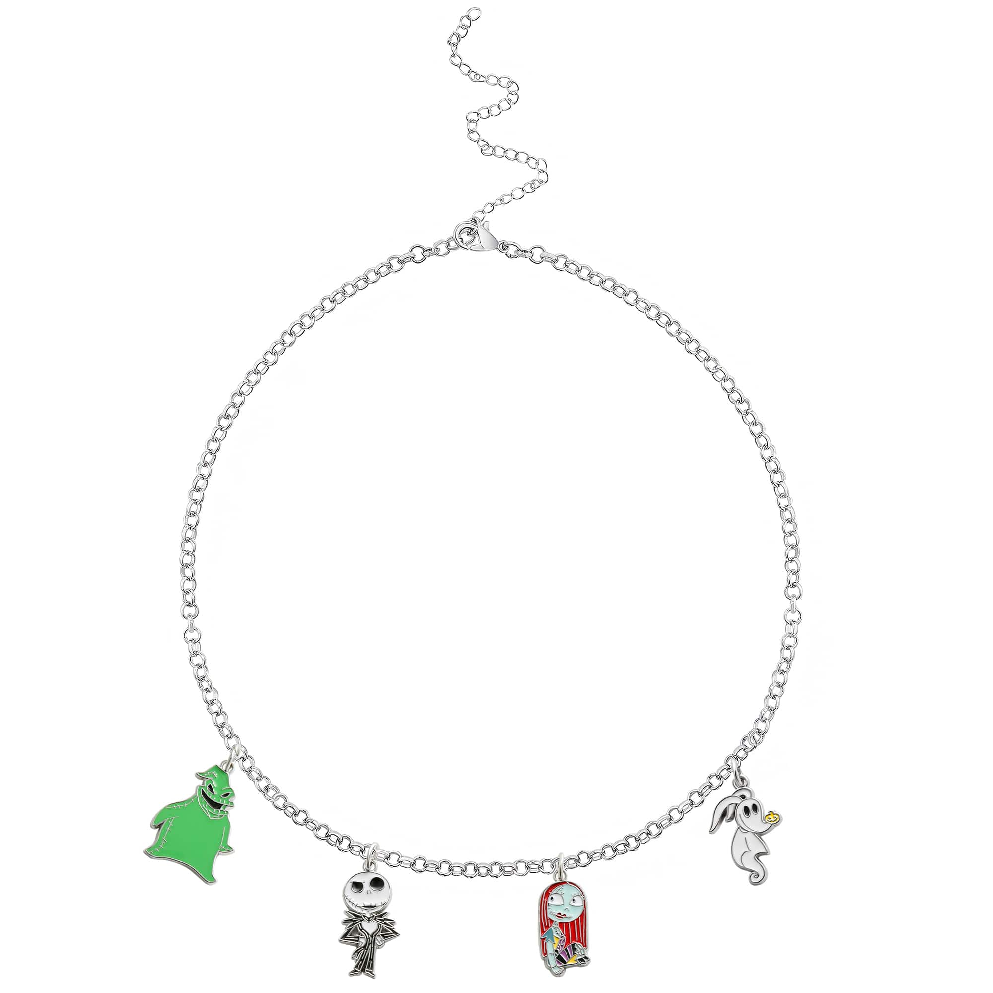 Disney® Nightmare Before Christmas Silver Enamel Charm Set