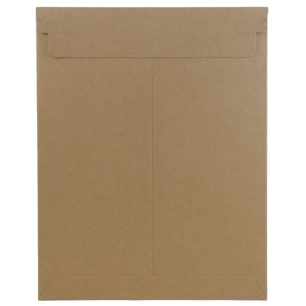 JAM Paper 9&#x22; x 11.5&#x22; Brown Kraft Flat Photo Mailer Peel &#x26; Seal Closure Envelopes, 6ct.