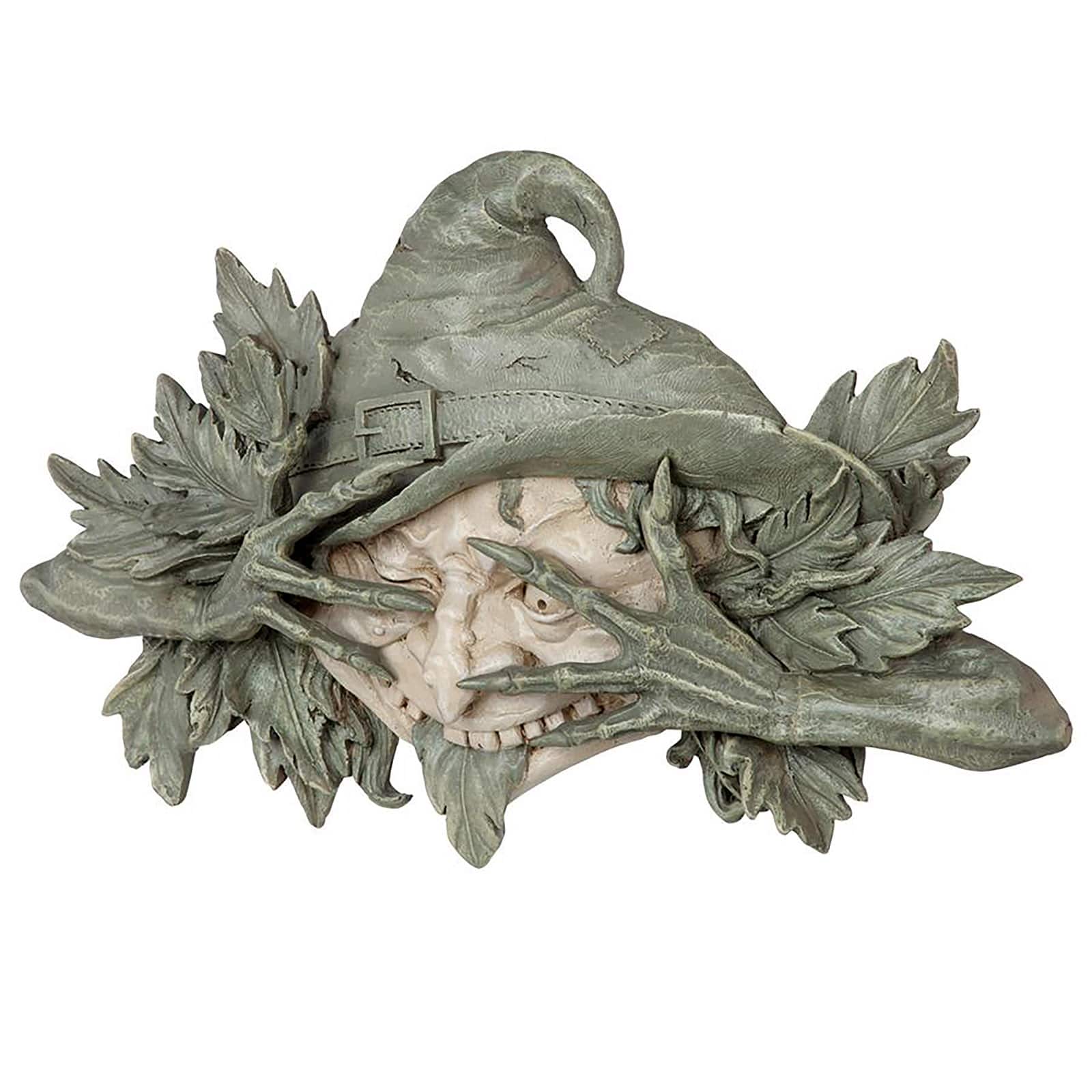 Design Toscano The Poison Ivy Forest Witch: Greenman Wall Sculpture