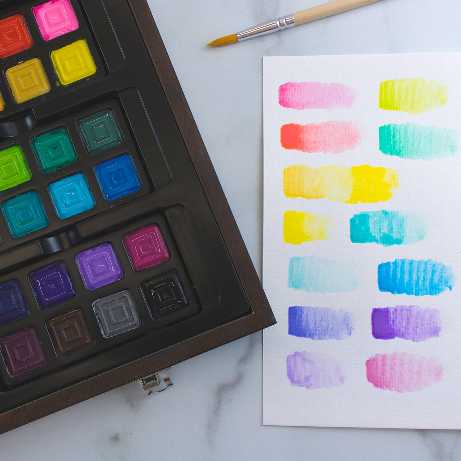 Art 101 Multimedia Illustration Wood Art Set