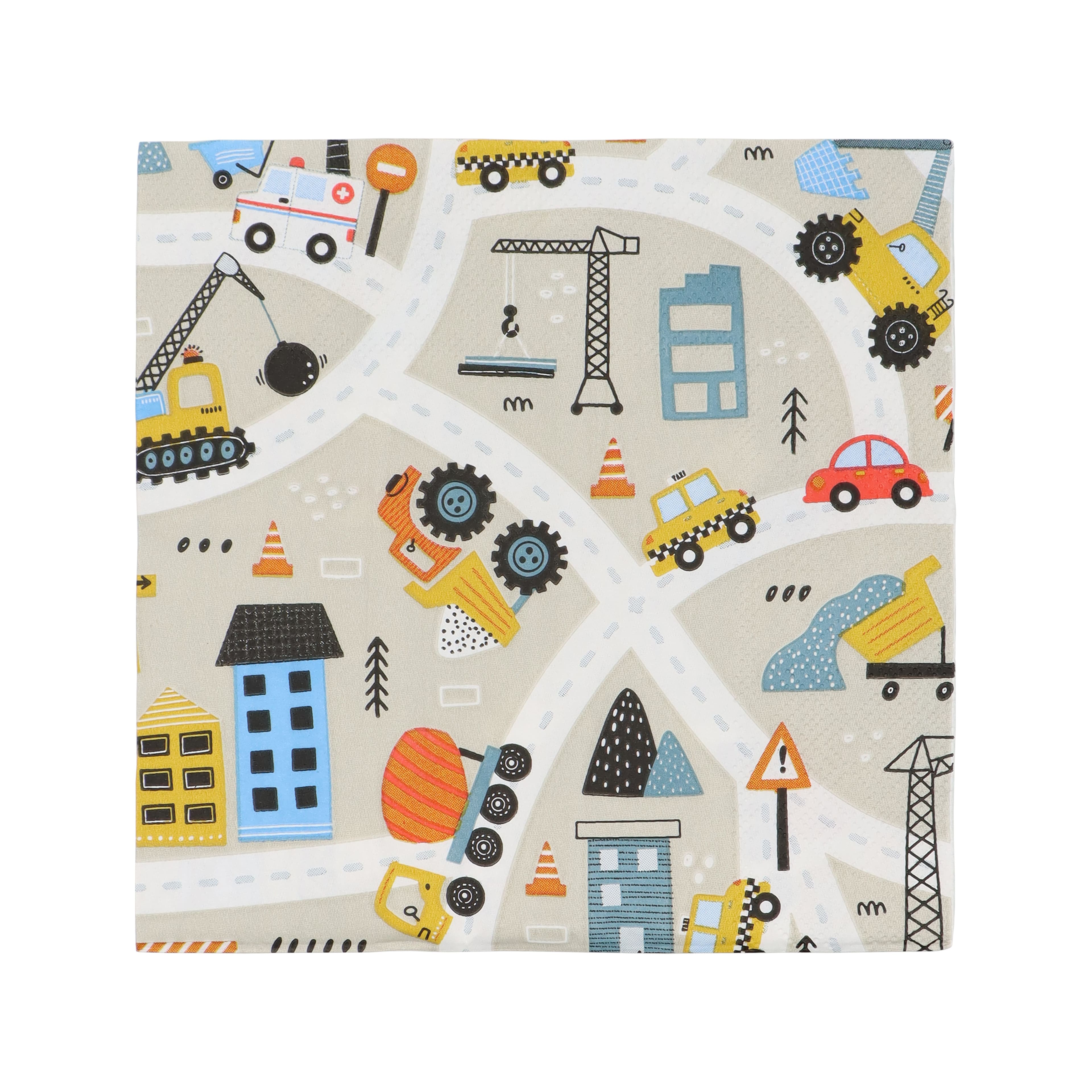 12 Packs: 20 ct. (240 total) Construction Lunch Napkins by Celebrate It™