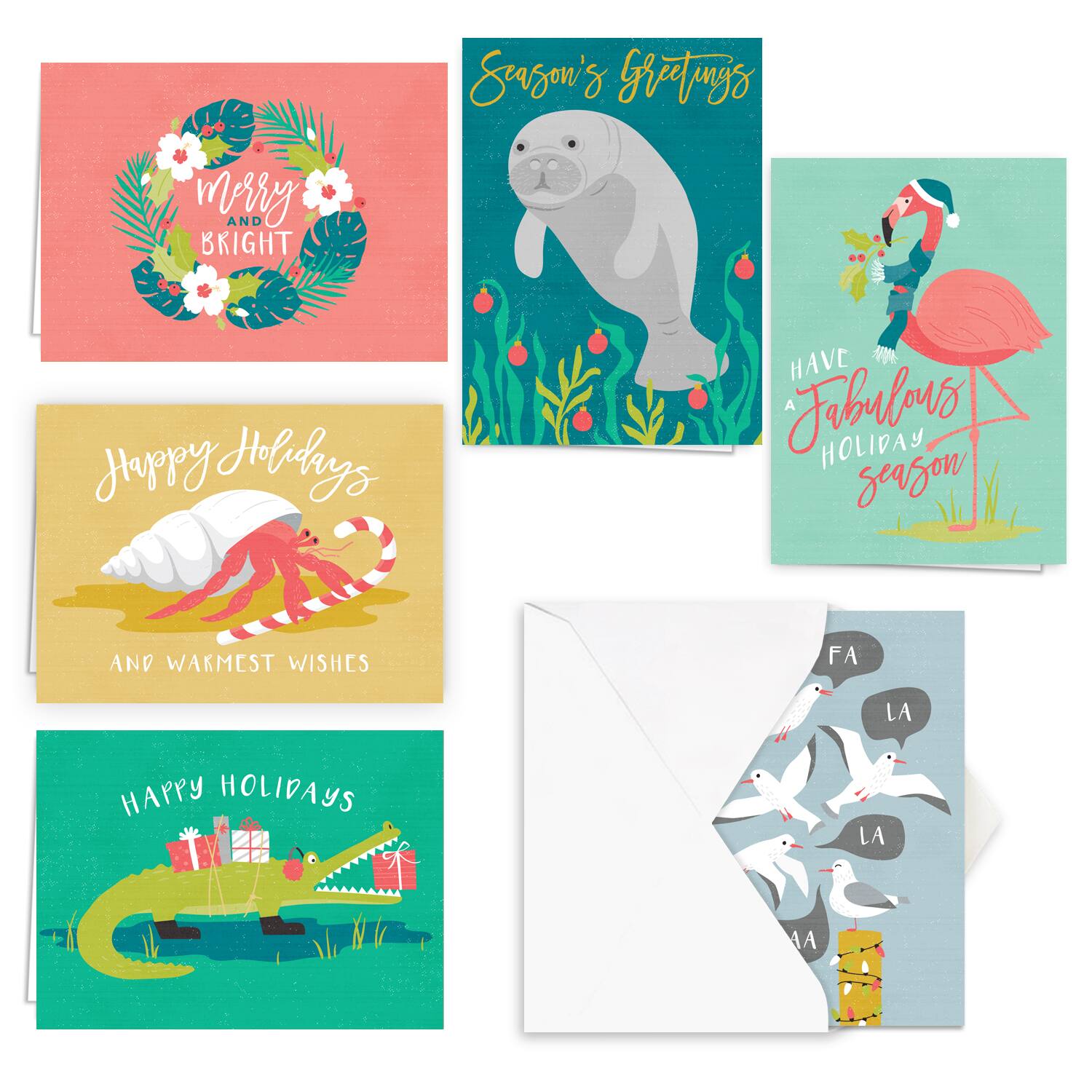 Hortense B. Hewitt Co. Coastal Holiday Cards