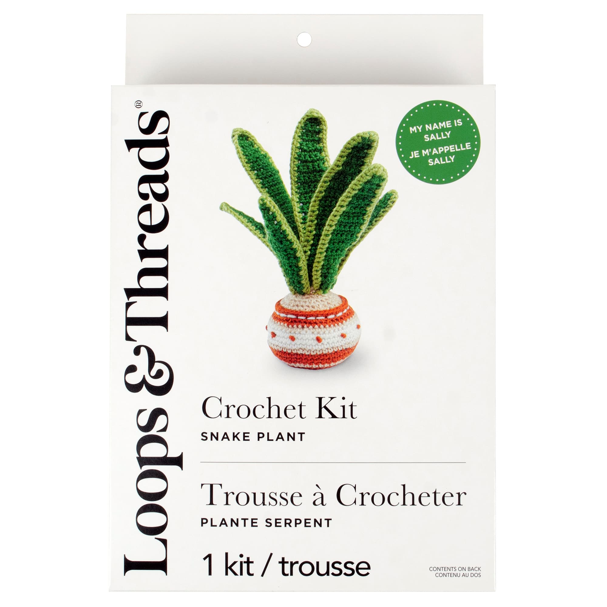 Intermediate Snake Plant Amigurumi Crochet Kit by Loops & Threads®