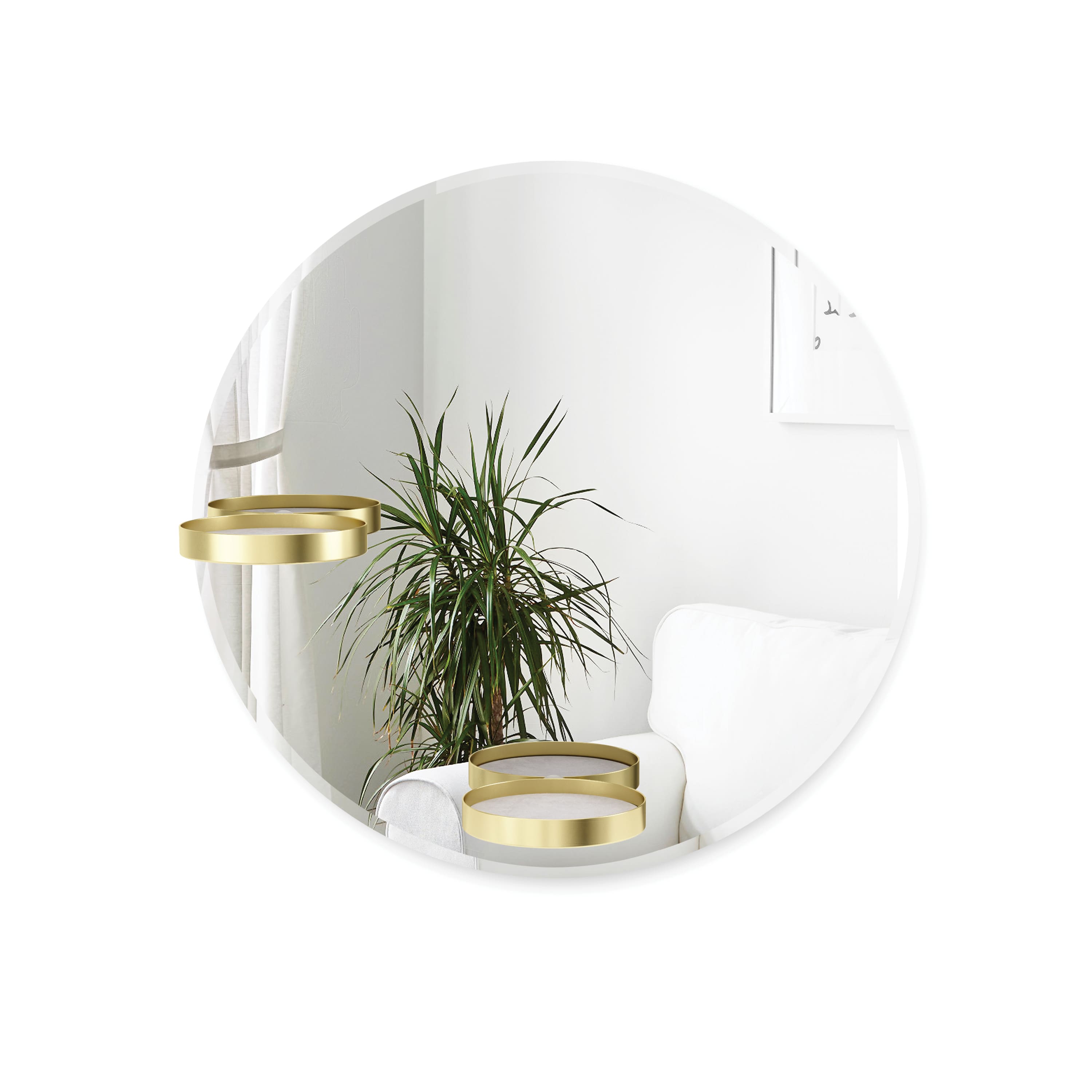 Umbra 24&#x22; Perch Round Wall Mirror