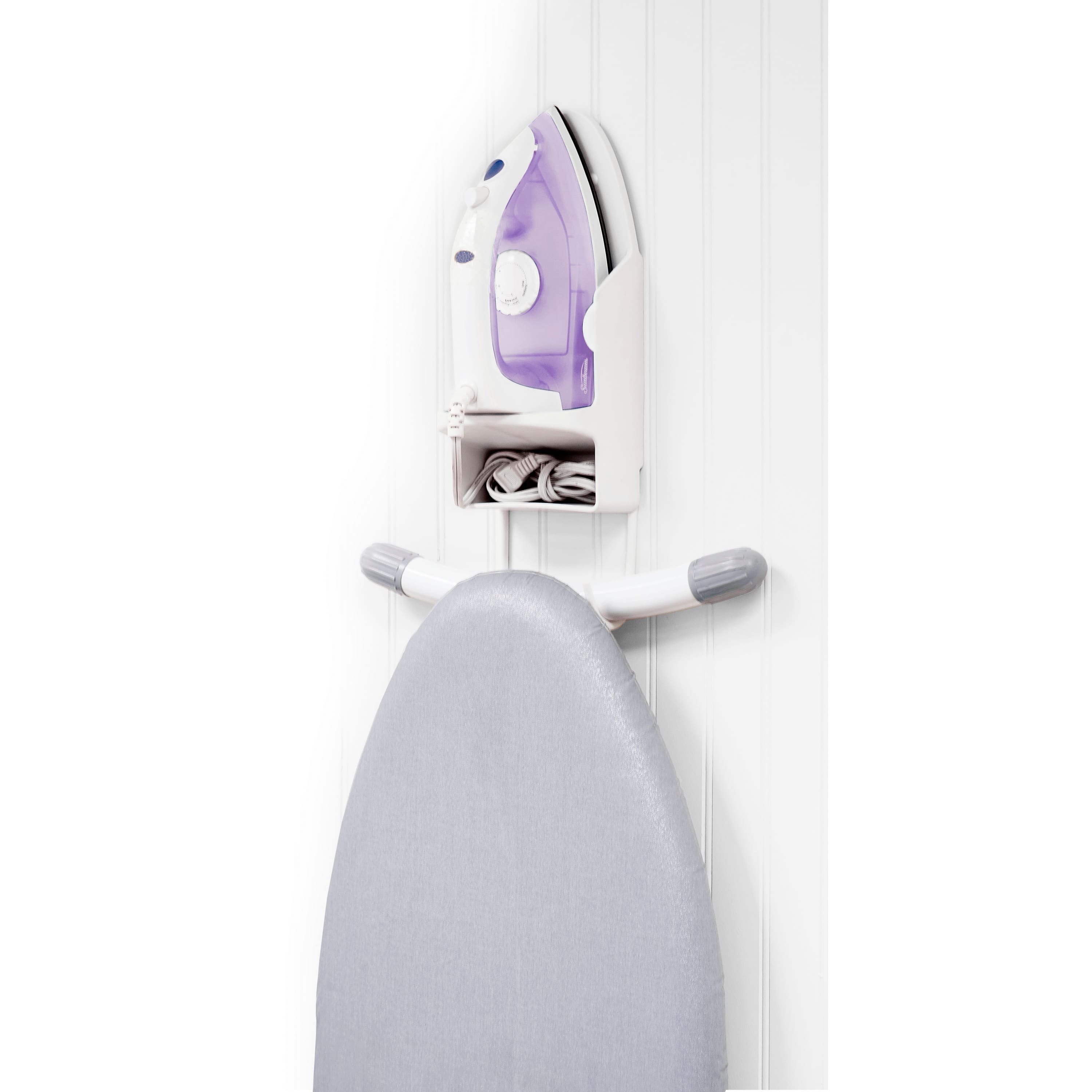 Laundry 360 Wall Mount Iron &#x26; Ironing Board Organizer