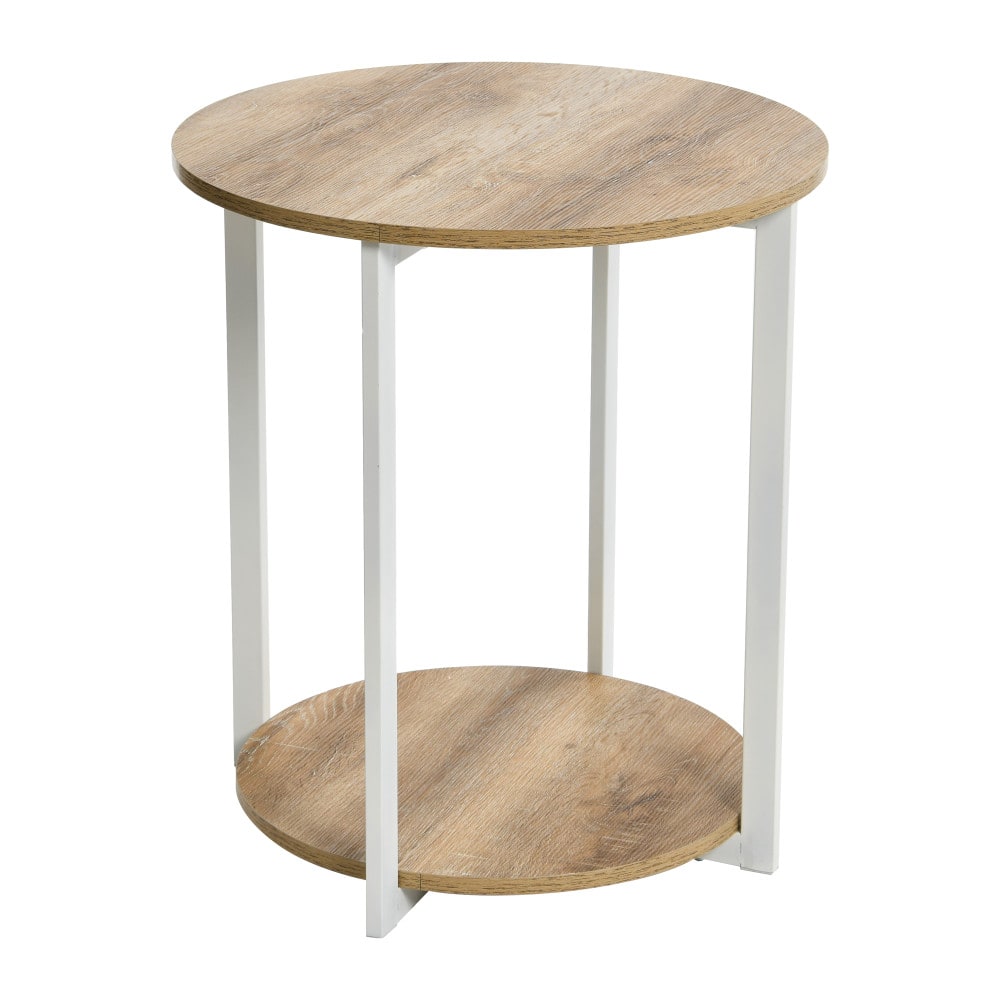 Household Essentials Jamestown 24" Round End Table