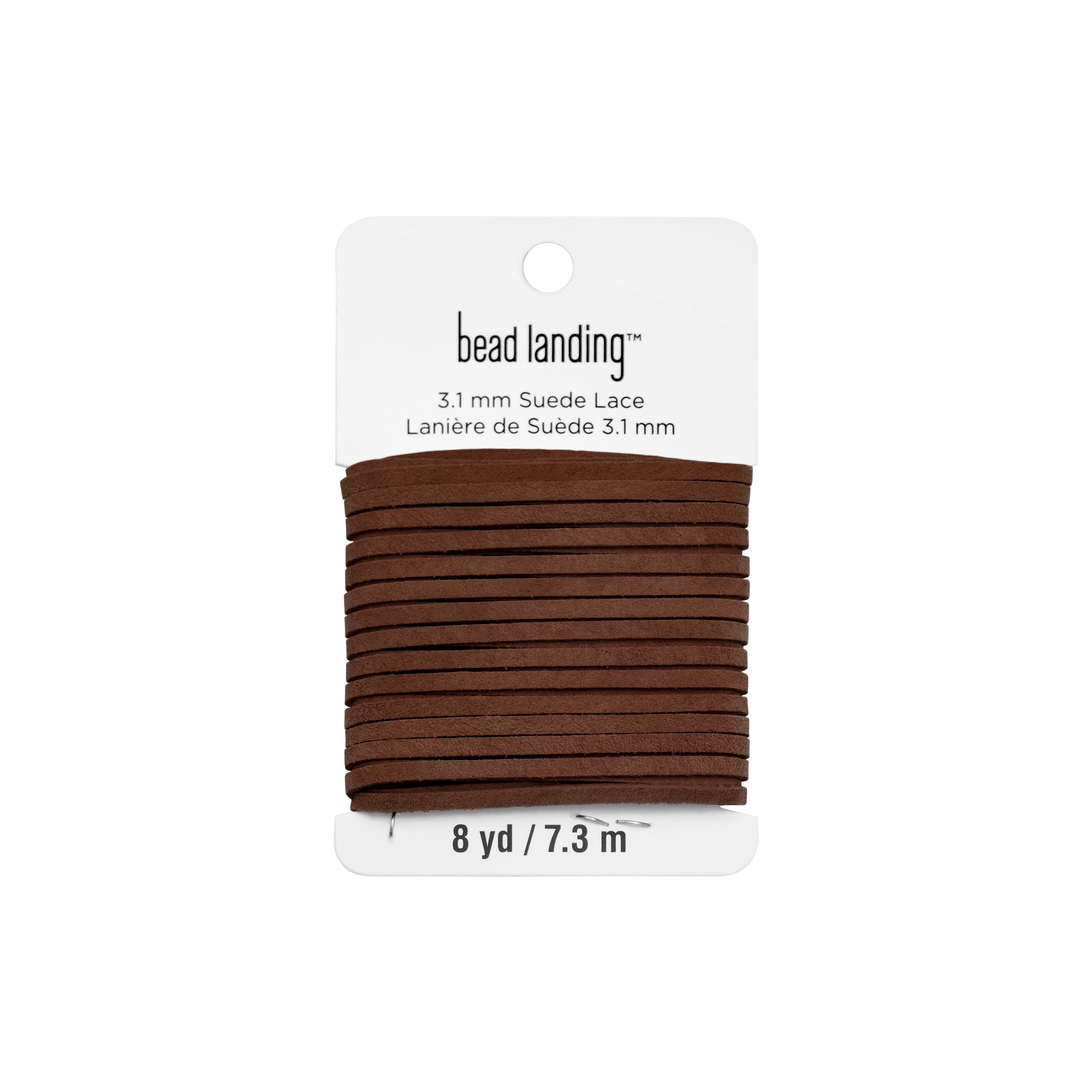 3.1mm Brown Flat Suede Lace by Bead Landing&#x2122;