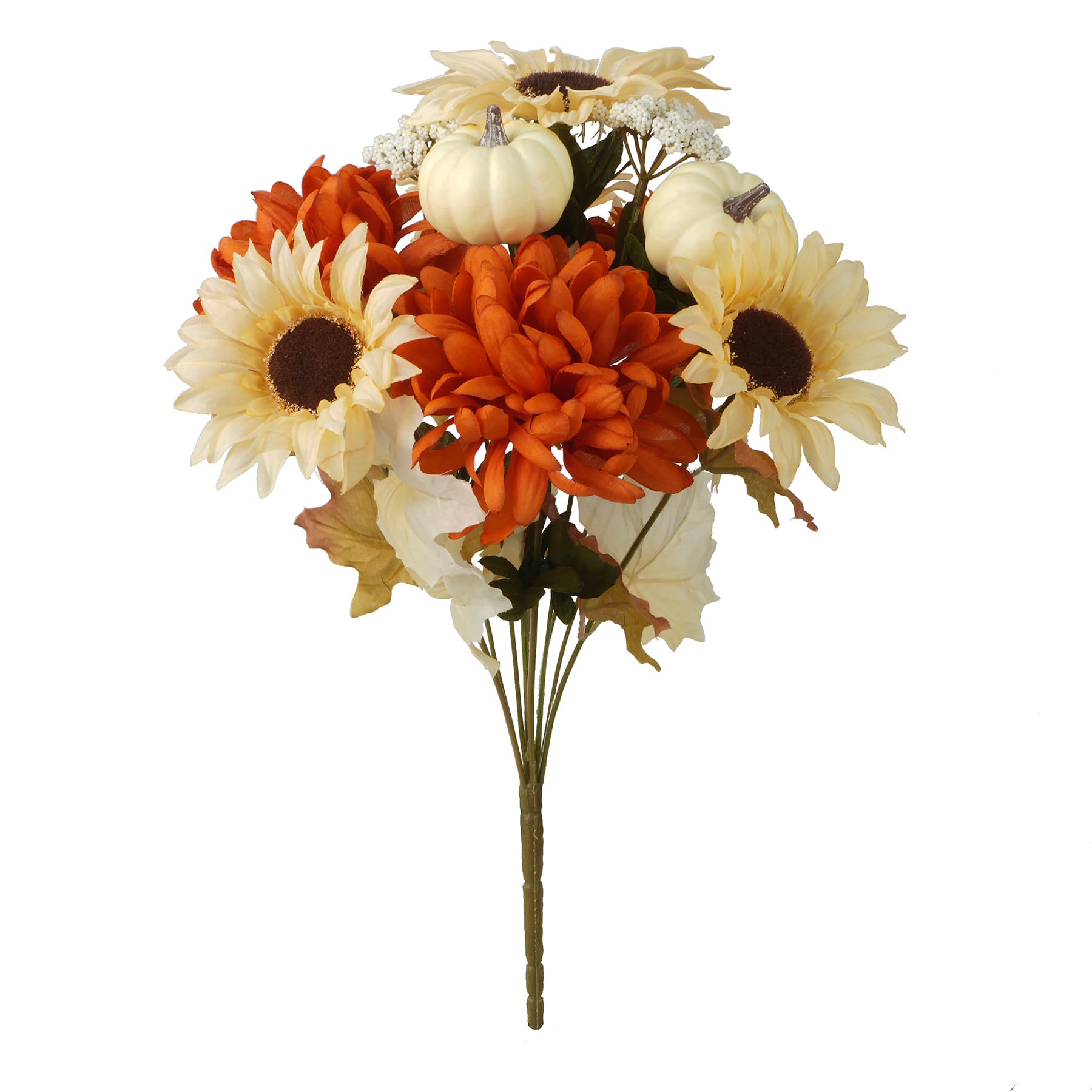 17&#x22; Sunflower &#x26; Mum Mixed Bush by Ashland&#xAE;