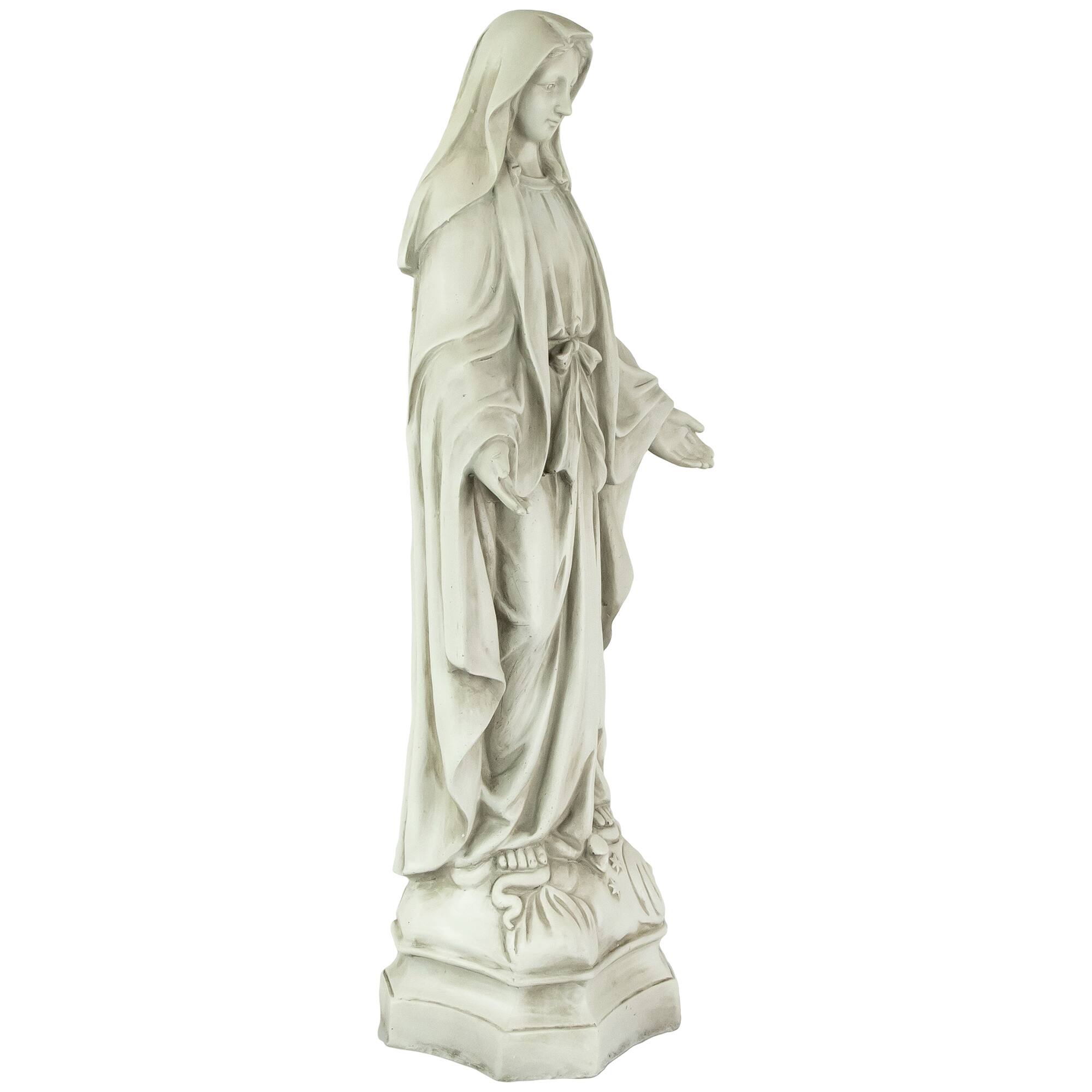 28.25&#x22; Religious Standing Virgin Mary Outdoor Garden Statue