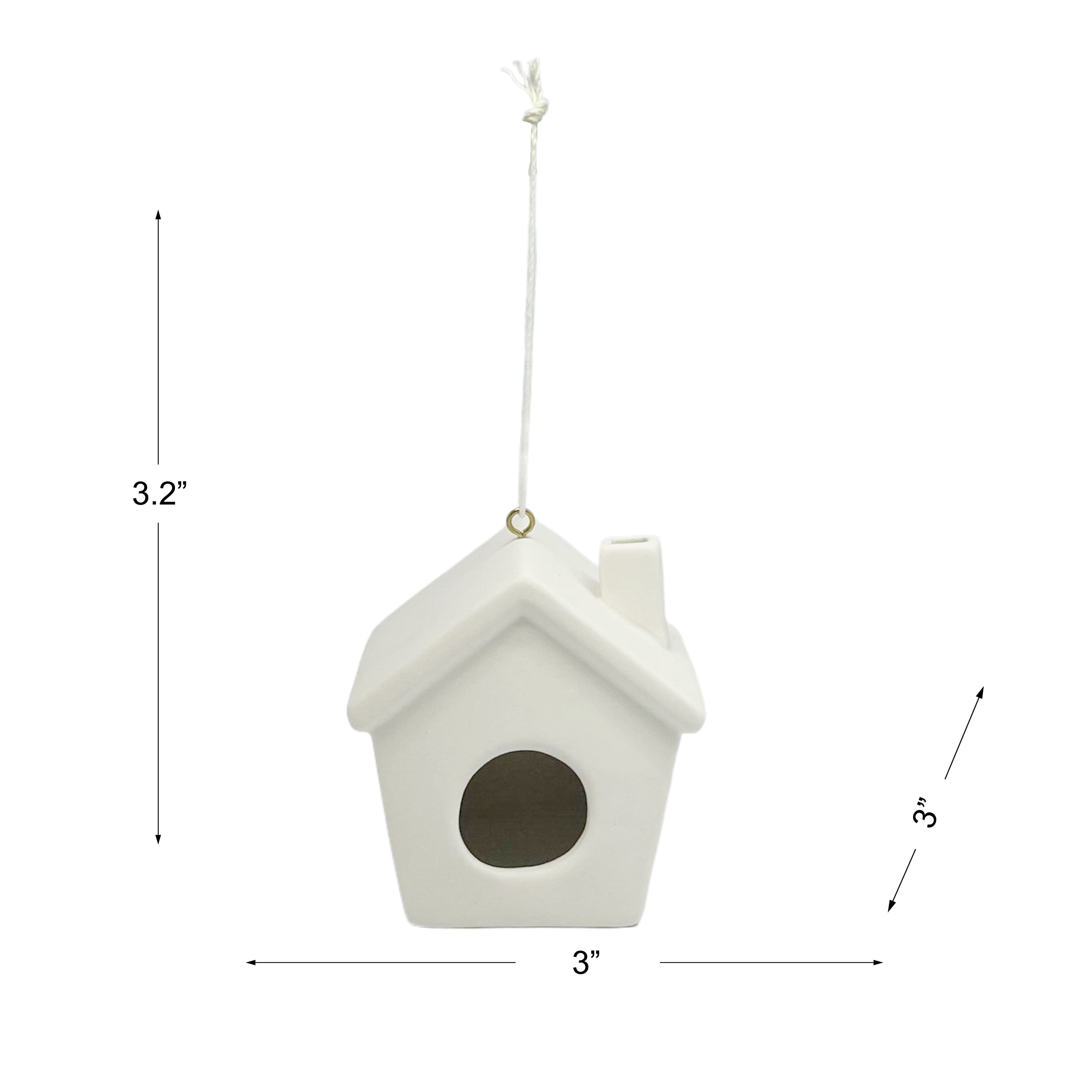 16 Pack: Mini Home Ceramic Birdhouse by Make Market&#xAE;