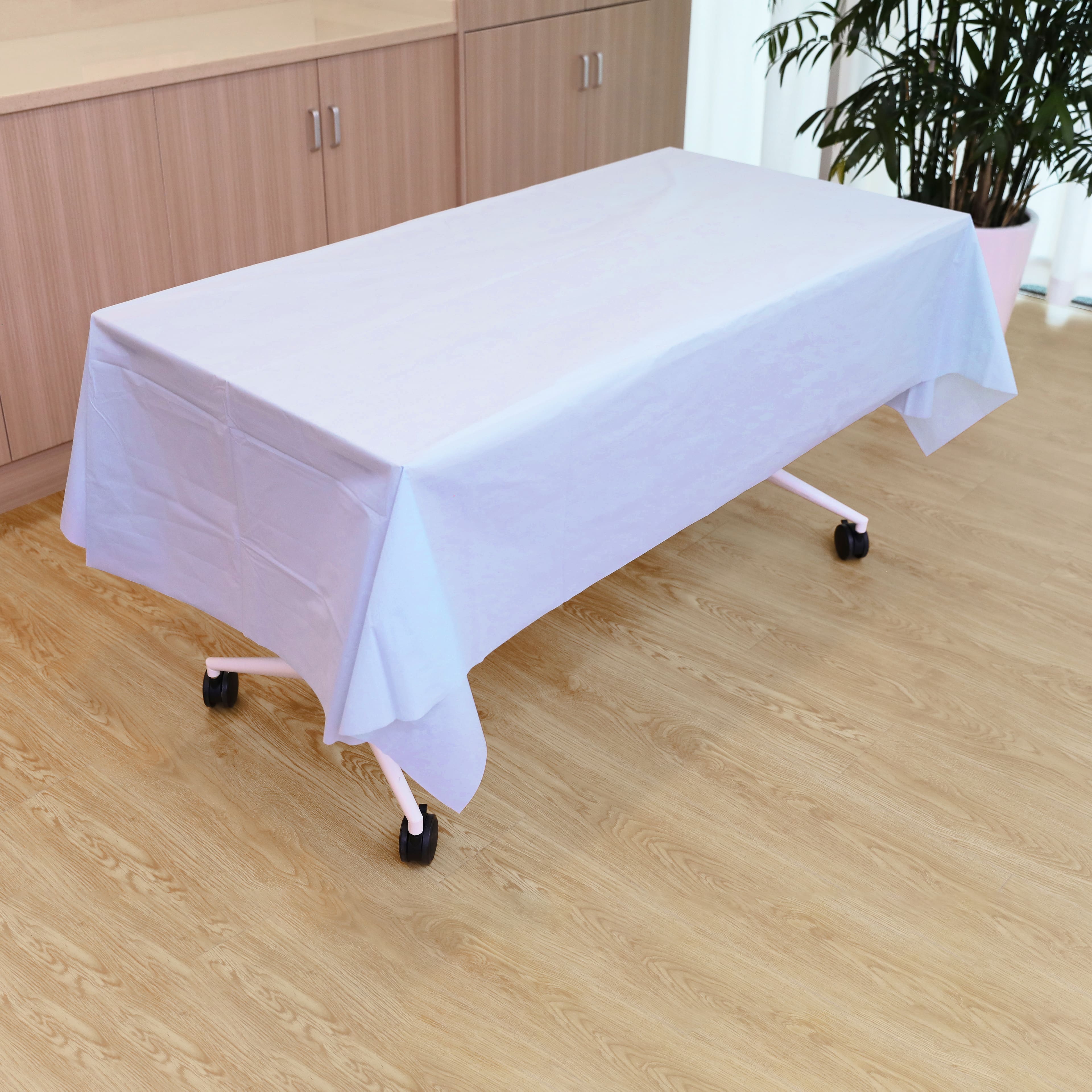 54&#x22; x 108&#x22; Baby Blue Plastic Table Cover by Celebrate It&#x2122;