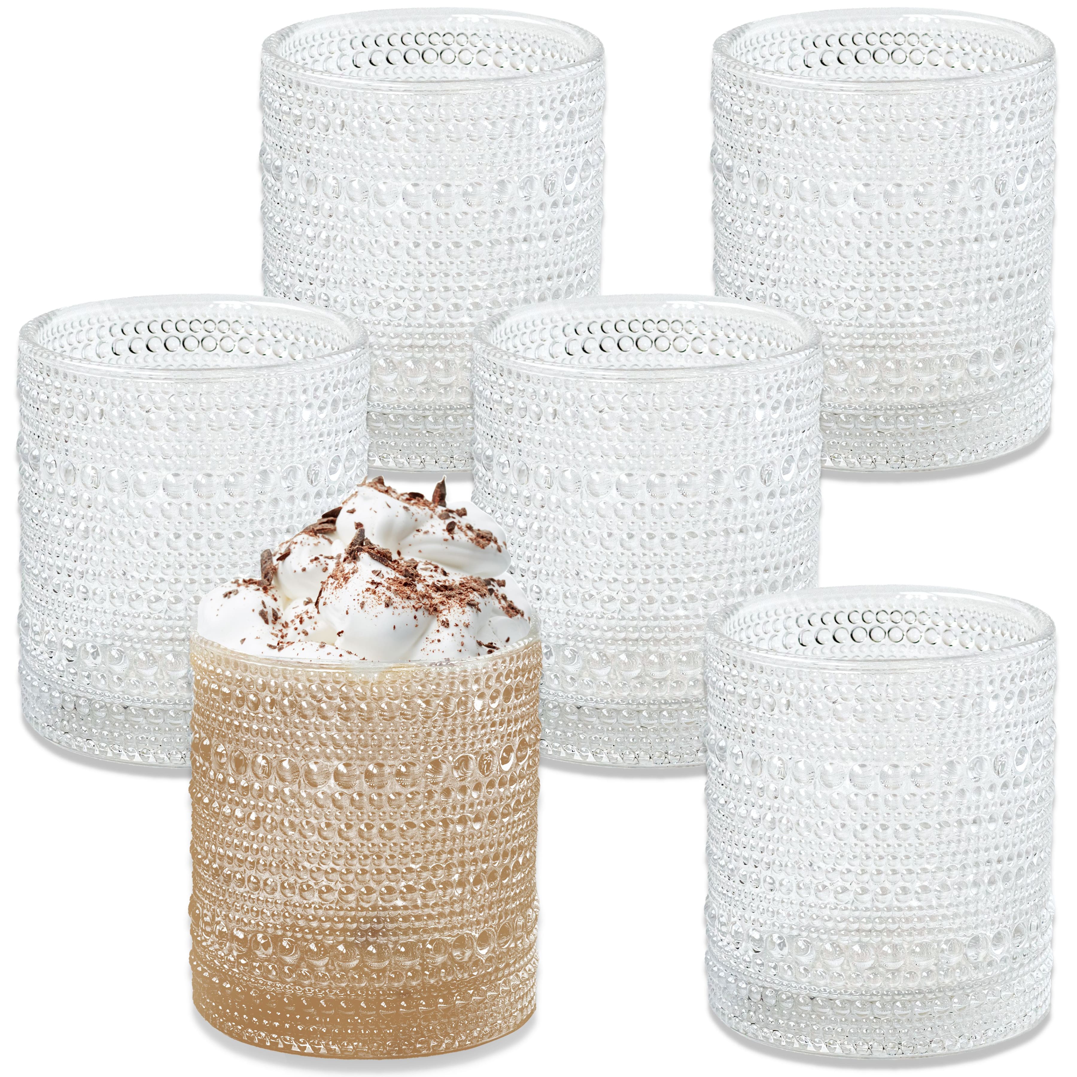 Kate Aspen® 10oz. Textured Beaded Glass Set