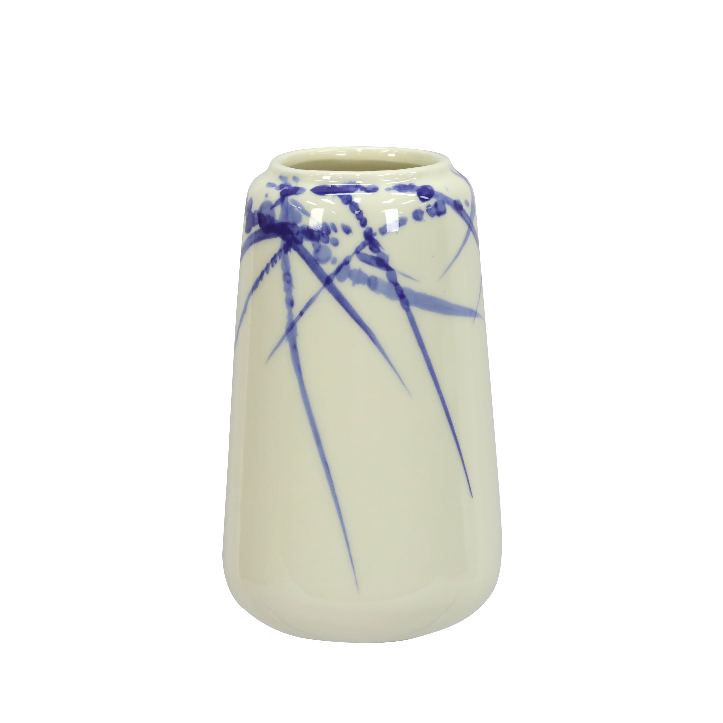 7.5&#x22; Blue &#x26; White Ceramic Vase by Ashland&#xAE;