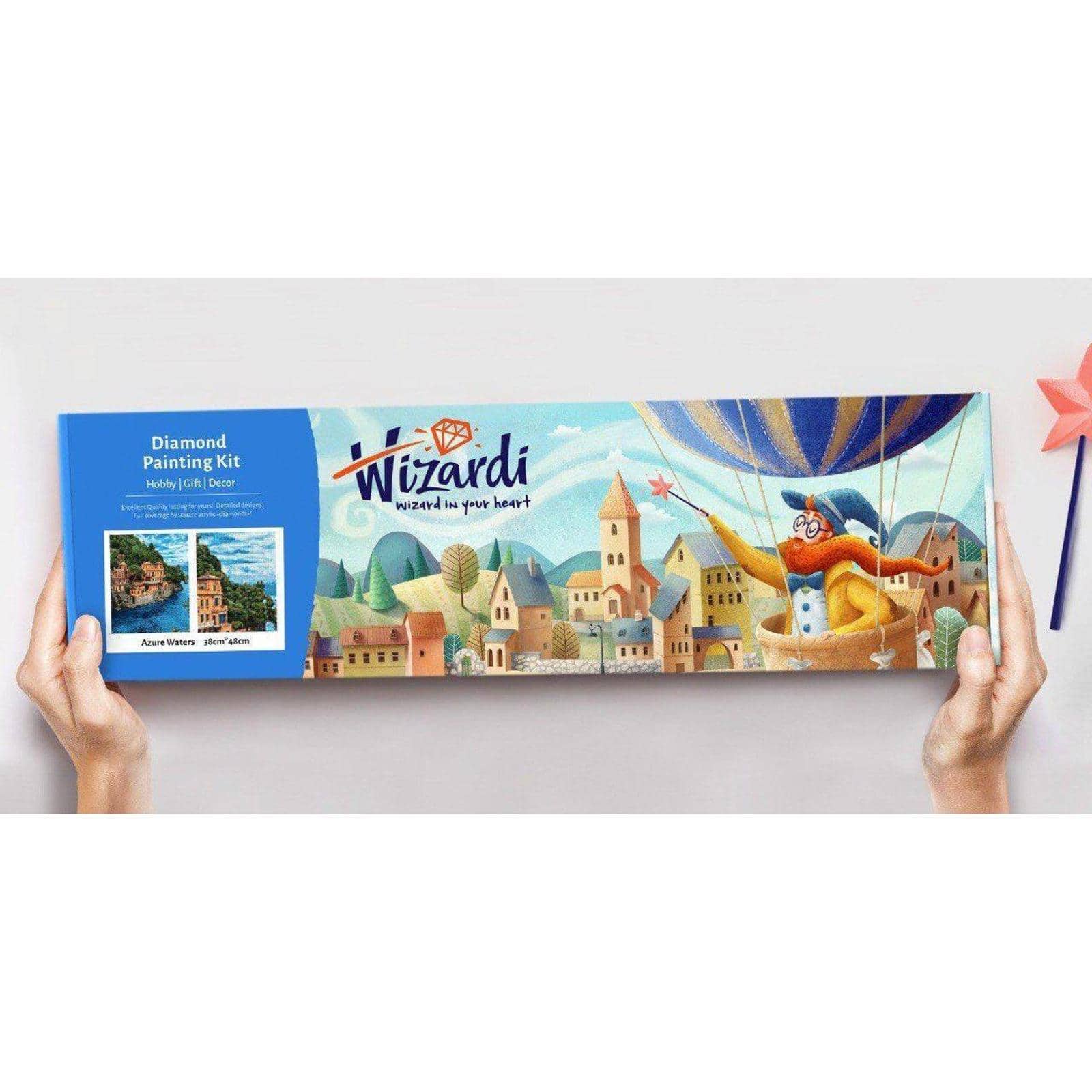 Wizardi Cappuccino Diamond Painting Kit