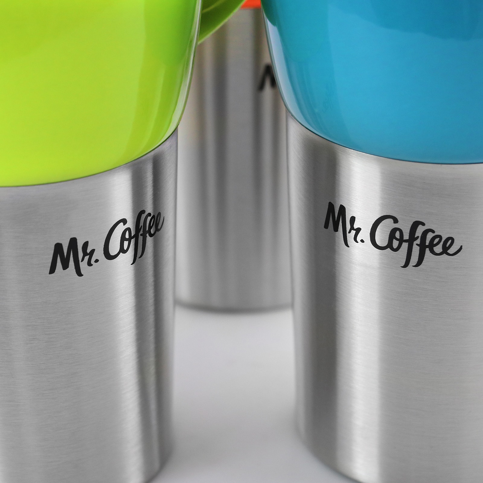 Mr. Coffee Traverse 16oz. Stainless Steel &#x26; Ceramic Travel Mug Set