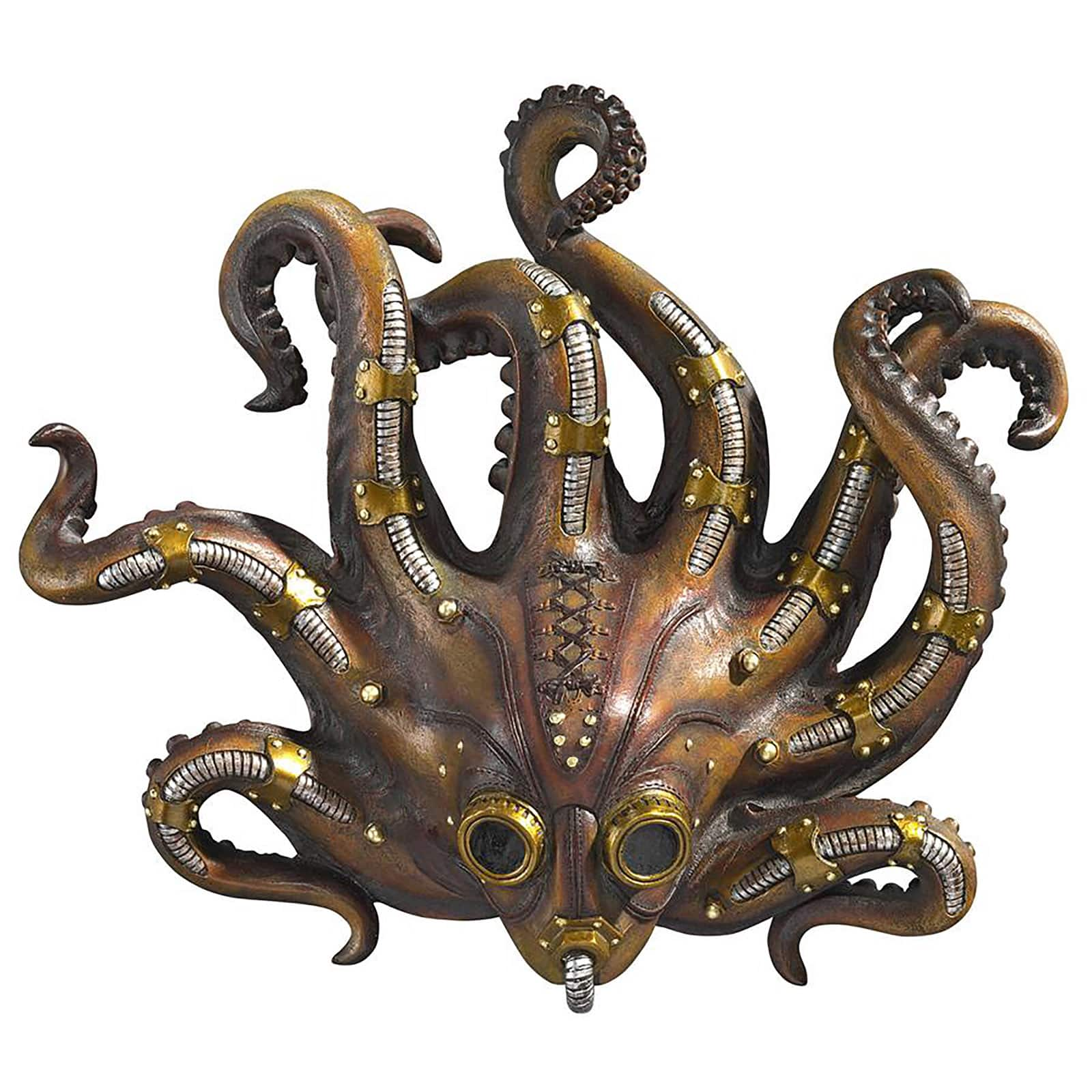 Design Toscano 11&#x22; Steampunk Octopod Wall Sculpture