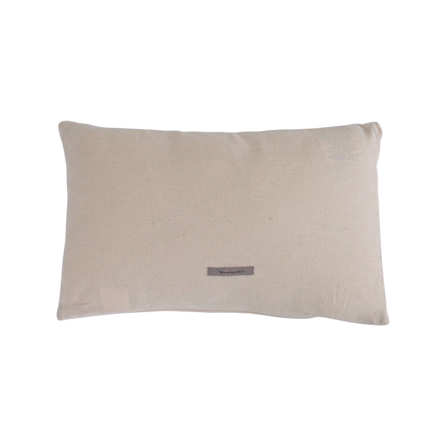 Hello Honey&#xAE; Rustic Boho Sunrise Cotton &#x26; Linen Lumbar Pillow
