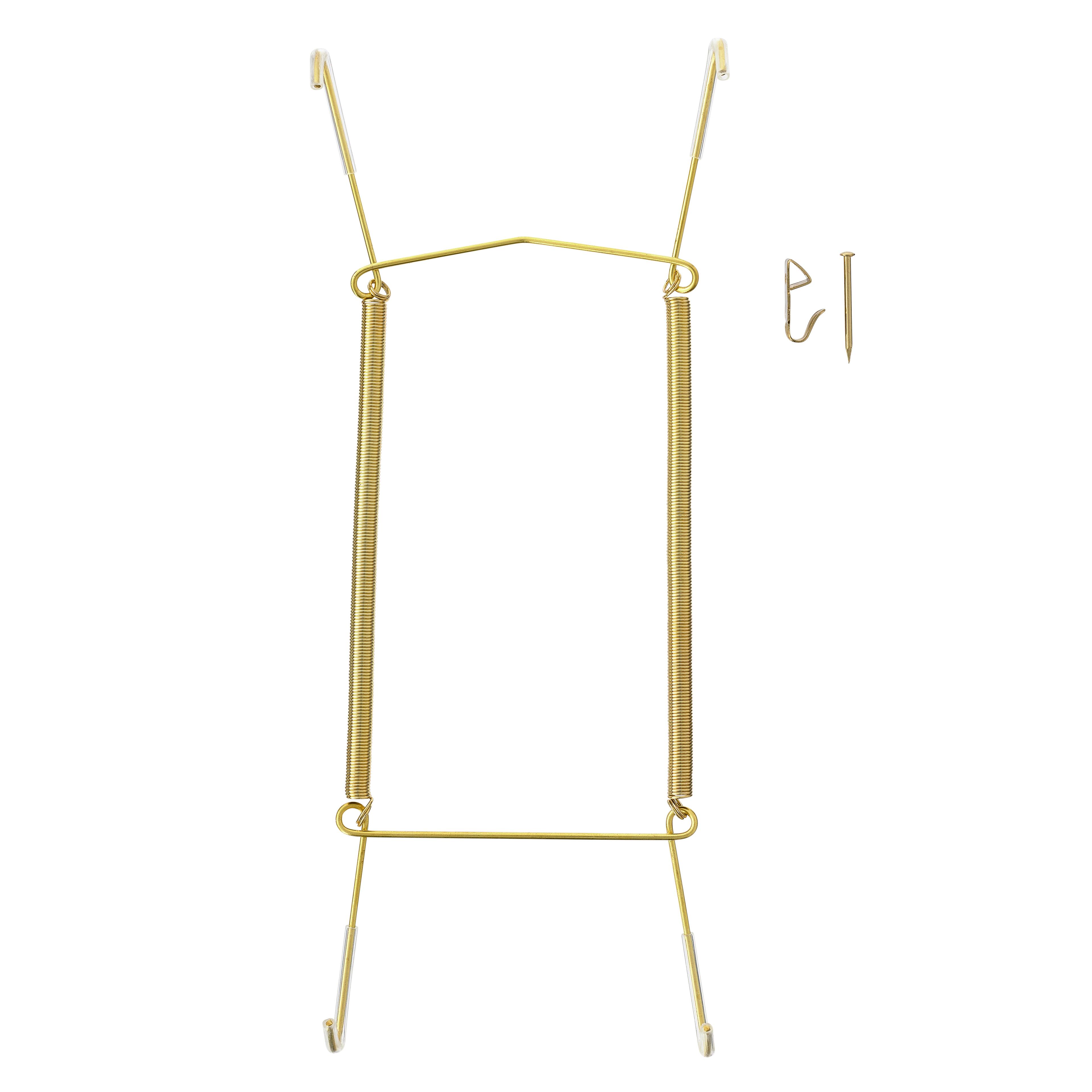24 Pack: Brass Plate Hanger by Studio Décor®