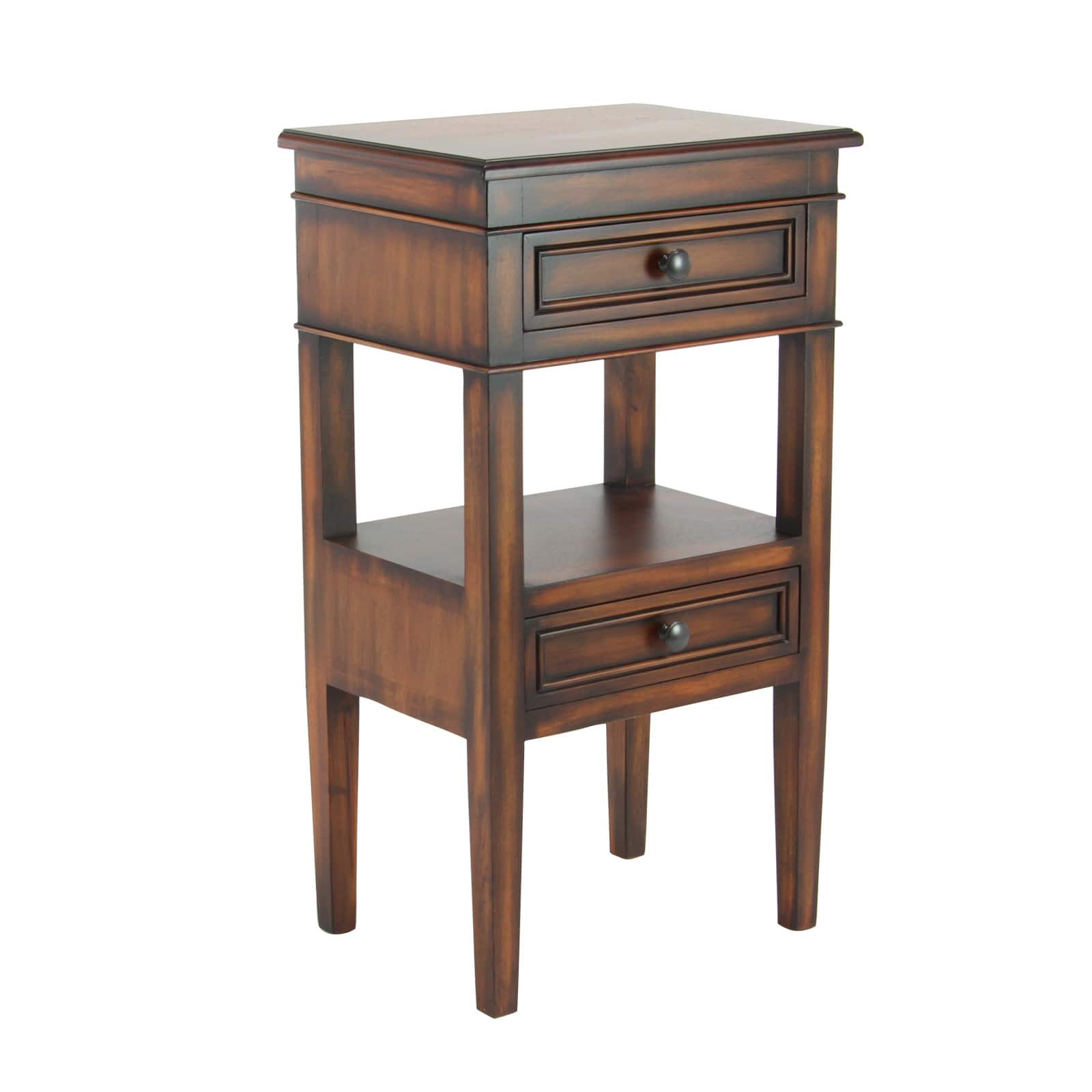 29" Pine Traditional Accent Table