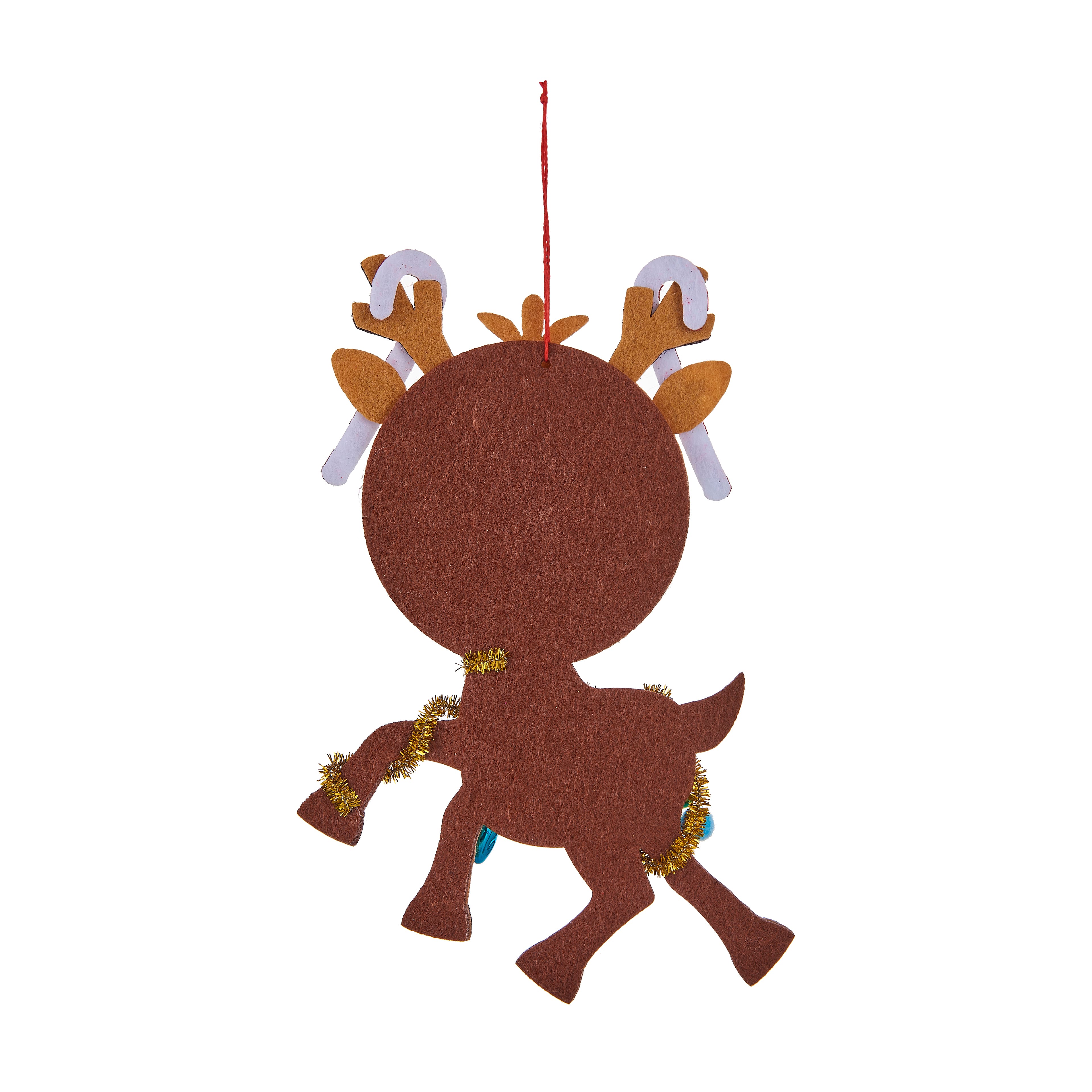 Reindeer Christmas Felt Frame Ornament by Studio D&#xE9;cor&#xAE;