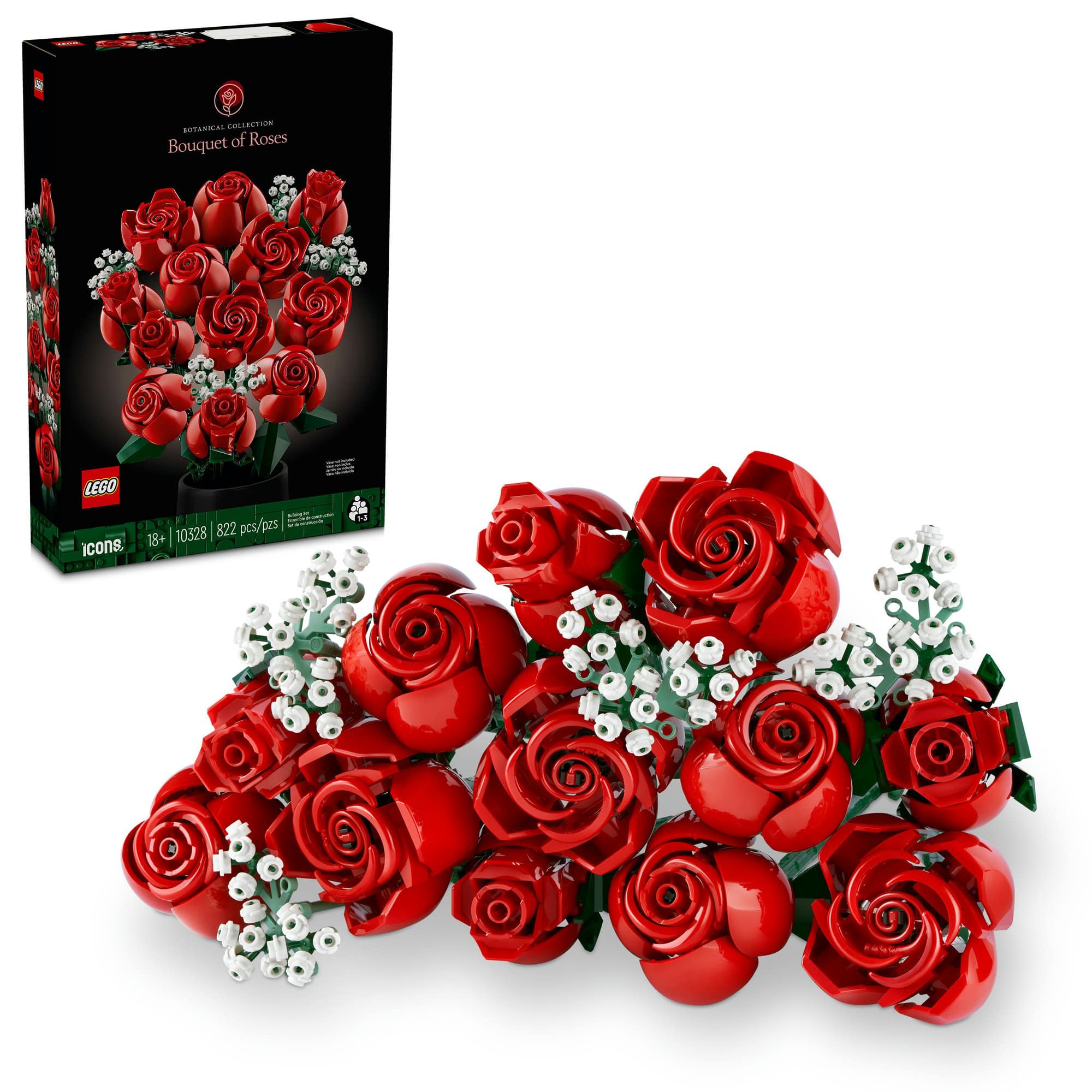 LEGO&#xAE; Botanicals Bouquet of Roses Building Set 10328