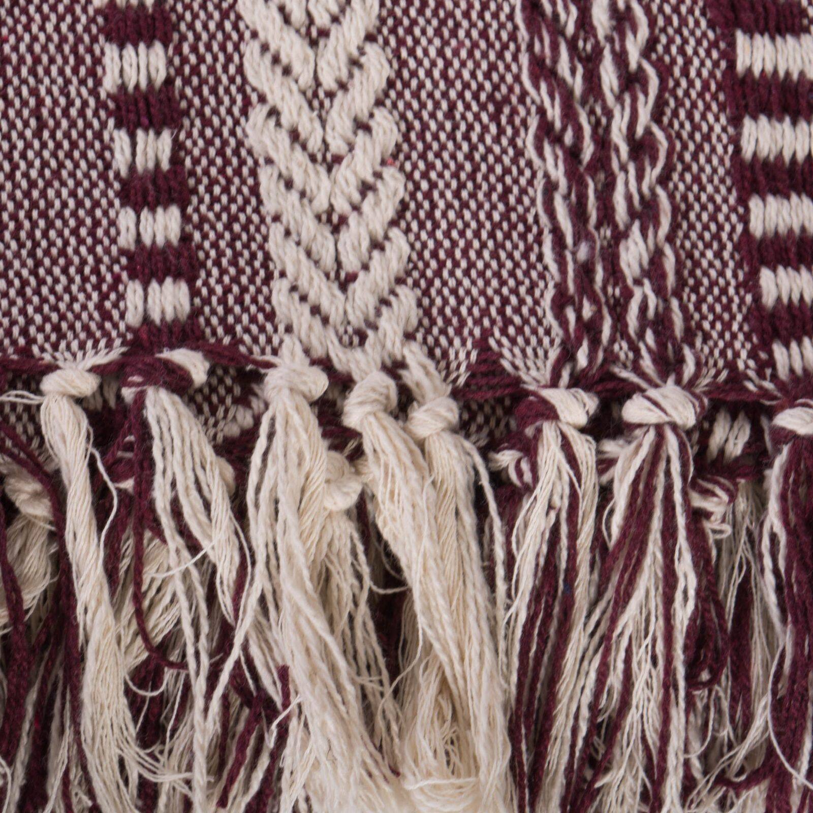 DII® Blackberry Braided Stripe Throw
