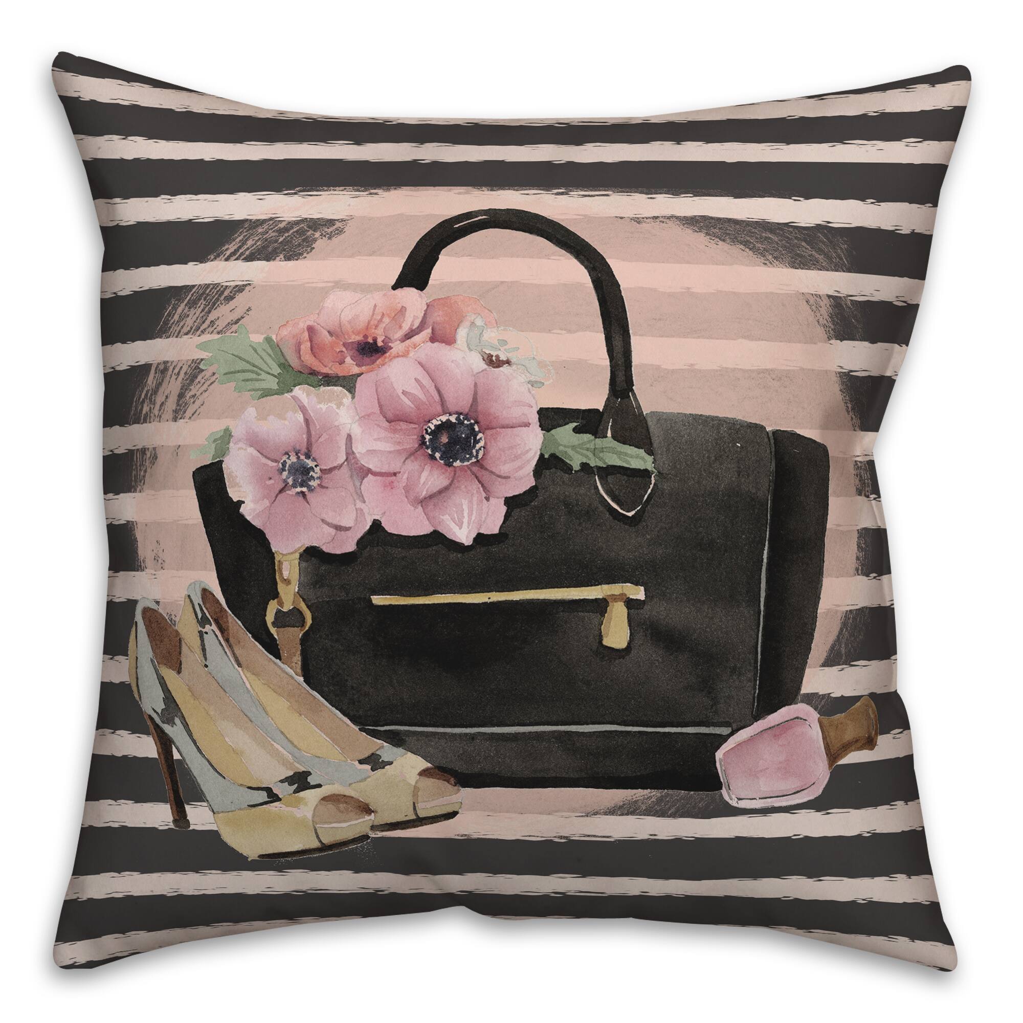 Fashion Purse 18" x 18" Throw Pillow
