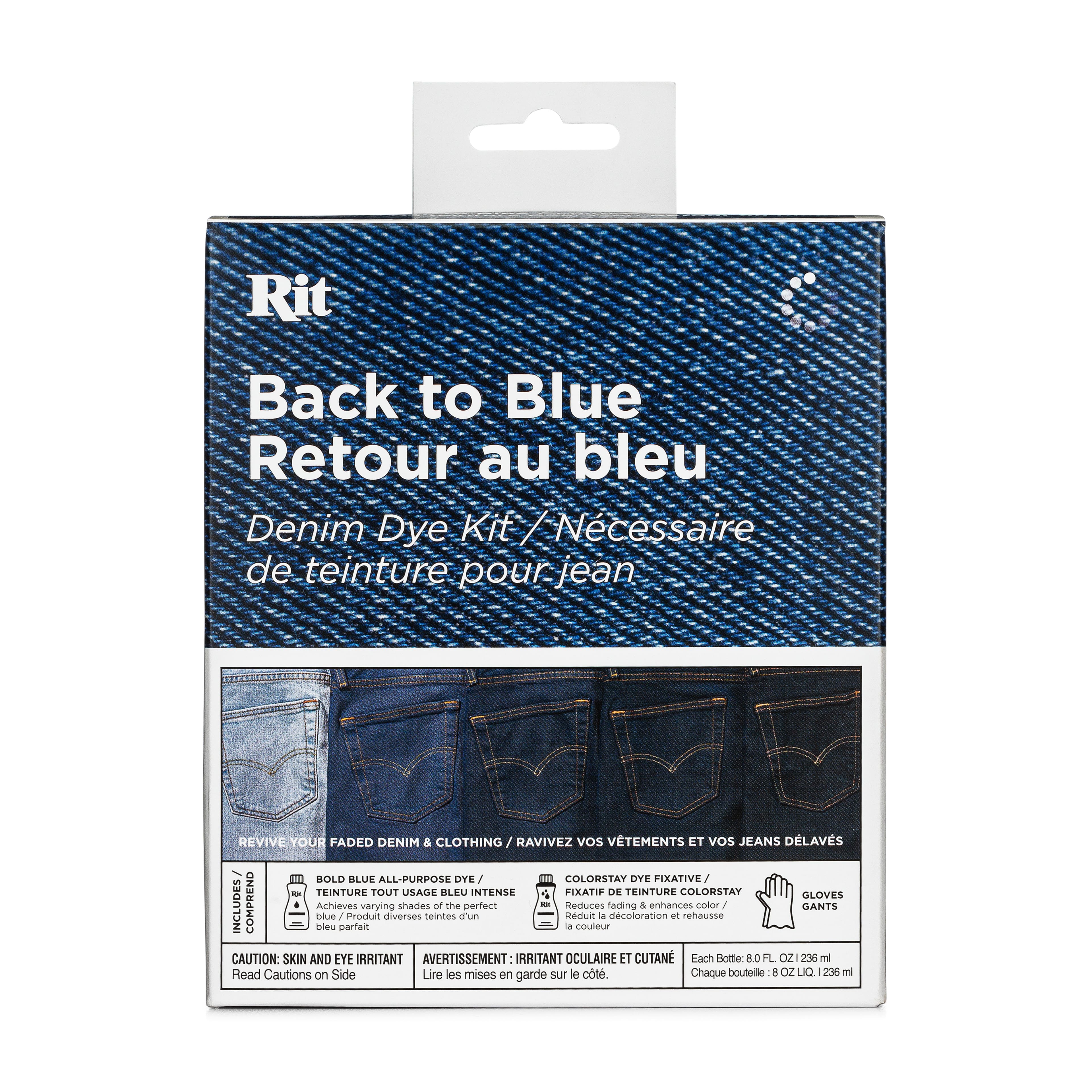 Rit® Back to Blue Denim Dye Kit