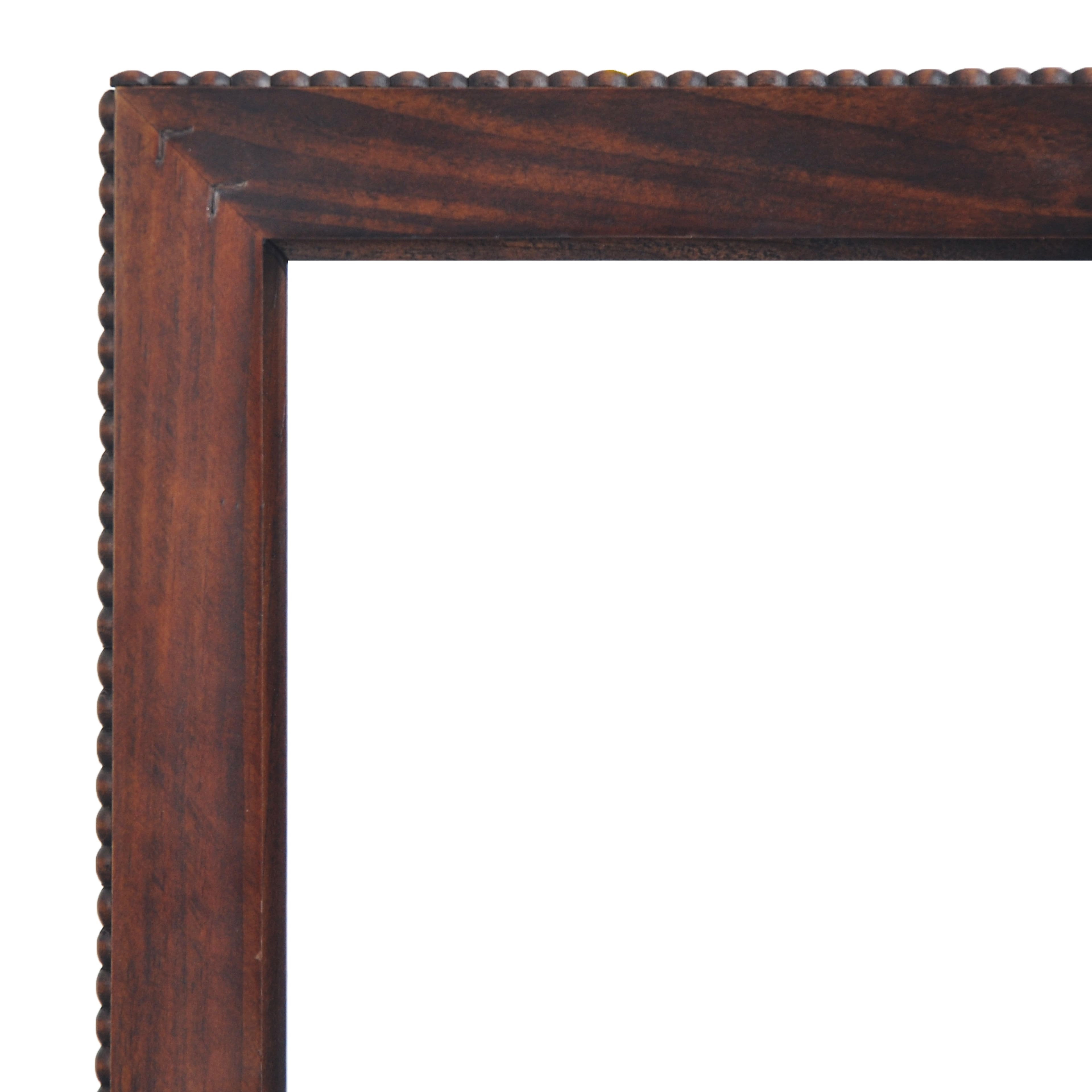 Home Brown with Beaded Edge Wood Wall Frame by Studio D&#xE9;cor&#xAE;