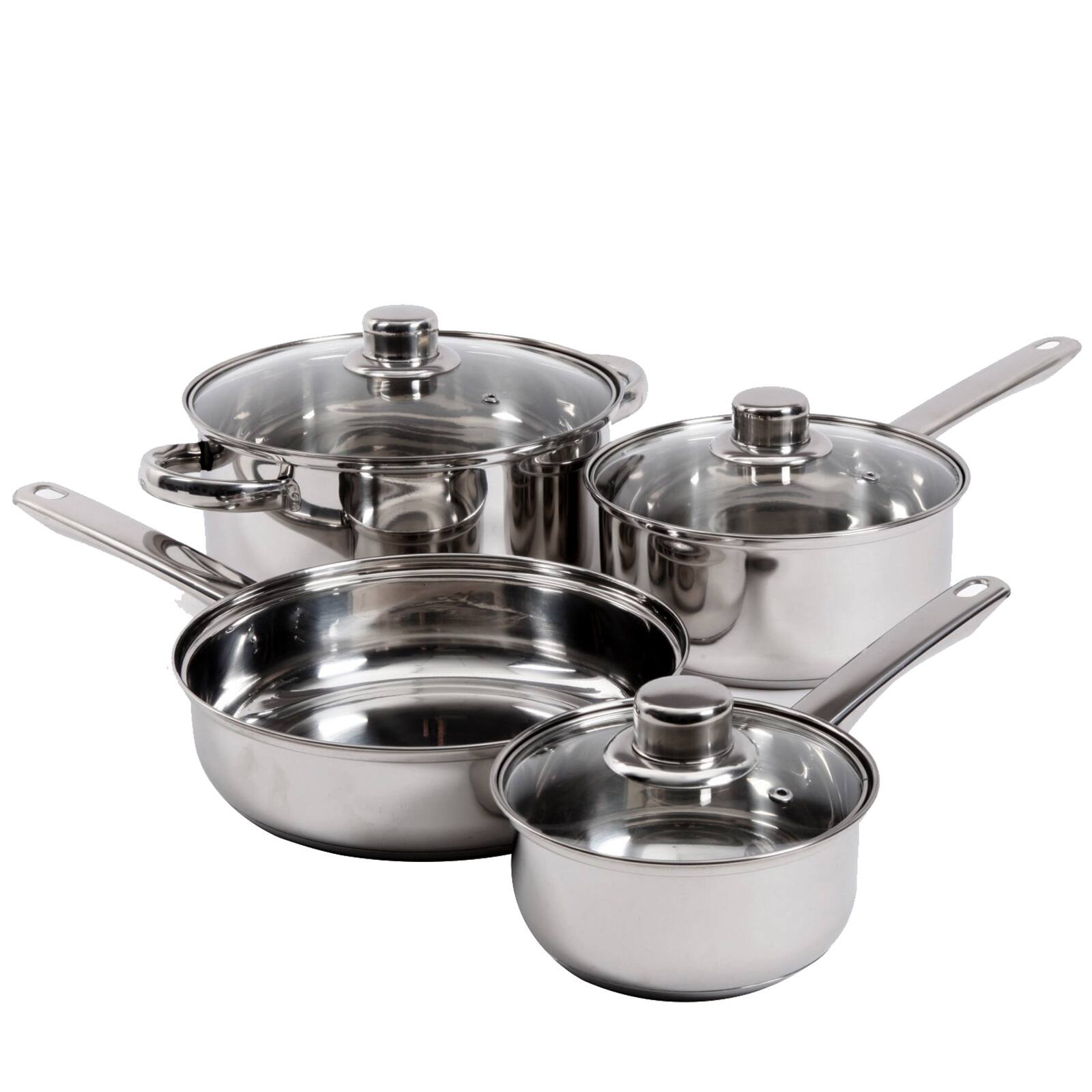 Gibson Home&#xAE; Landon 7-Piece Stainless Steel Cookware Set