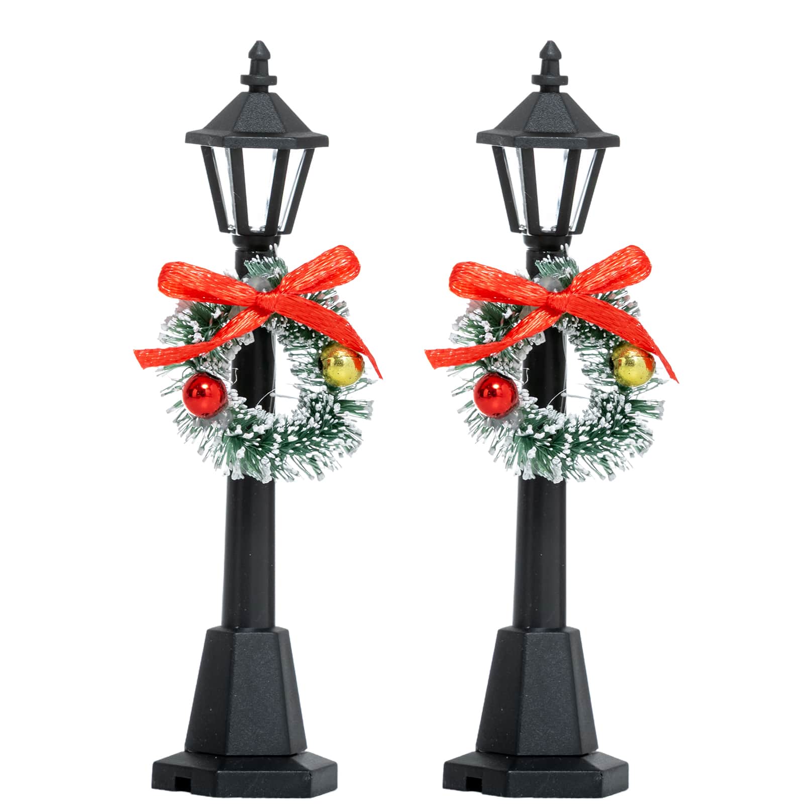 Mini Black Lamp Posts, 2ct. by Ashland&#xAE;