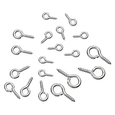 Rhodium Screw Eye Pins, 300ct. by Bead Landing™ | Michaels