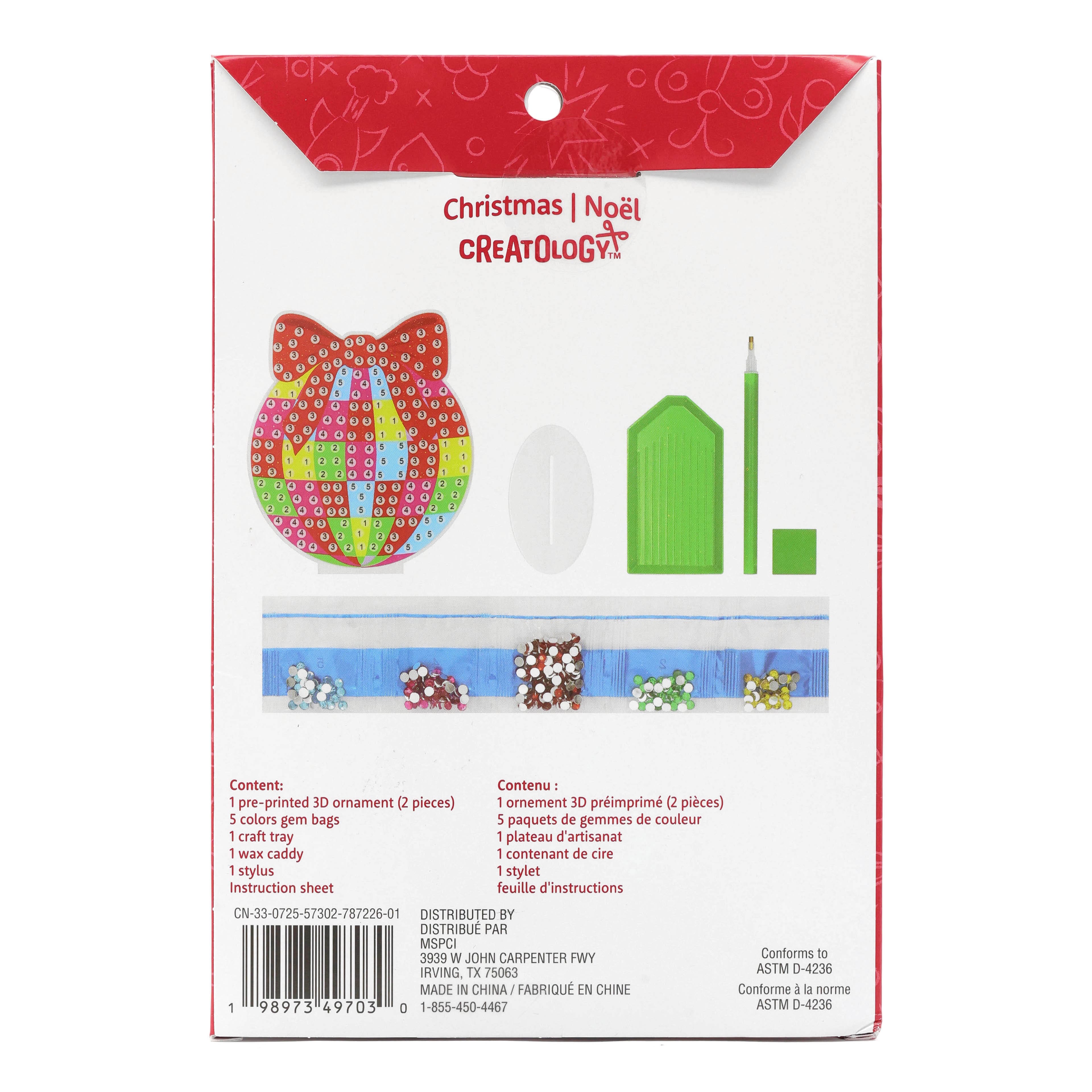 Disco Ball Ornament Diamond Art Kit by Creatology&#x2122;