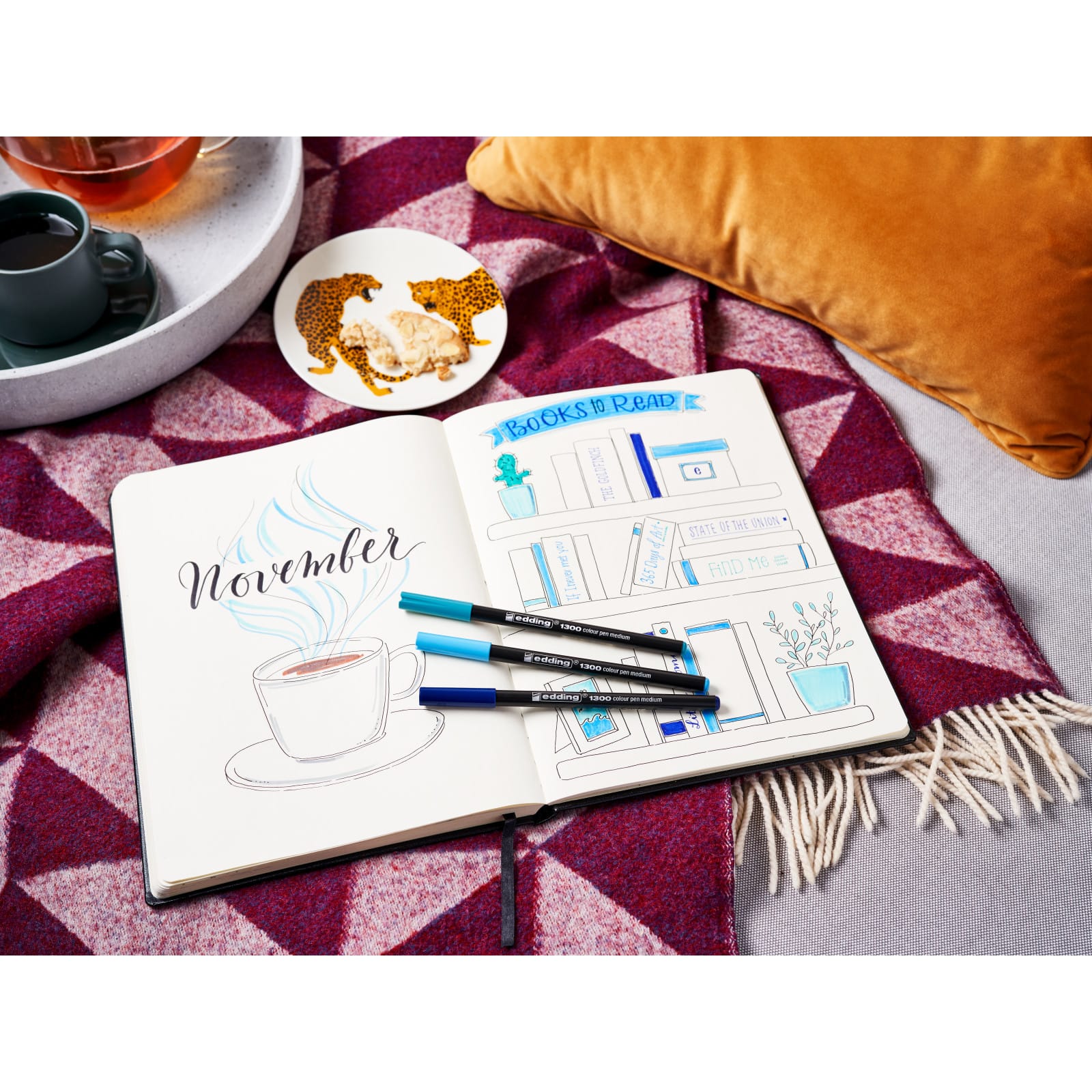 12 Packs: 40 ct. (480 total) edding&#xAE; 1300 Fiber Pens
