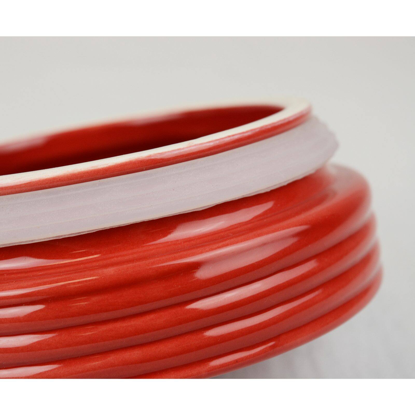 DII® 9" Red & White Ceramic Cookie Jar