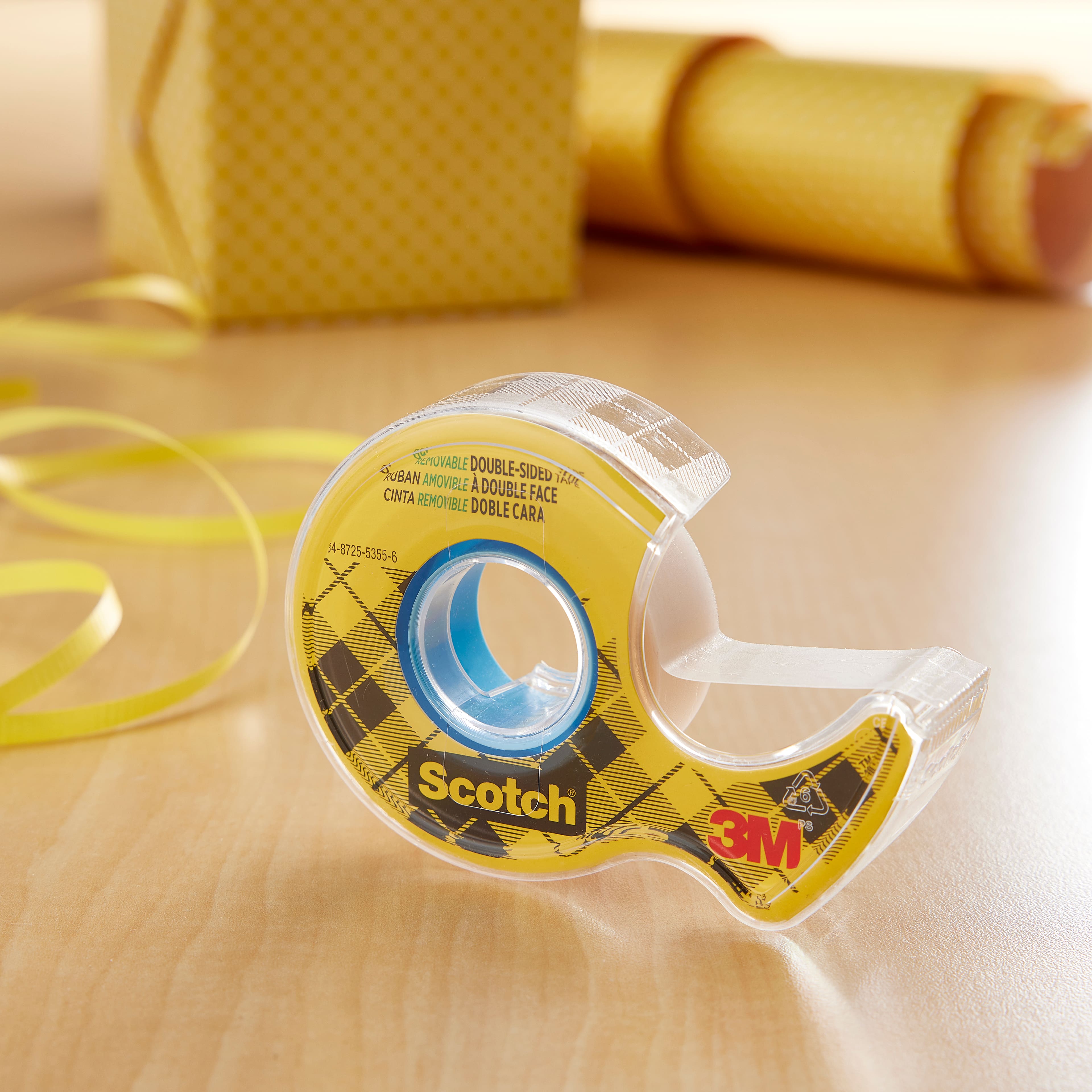 Scotch® Double Sided Removable Tape, 3/4"